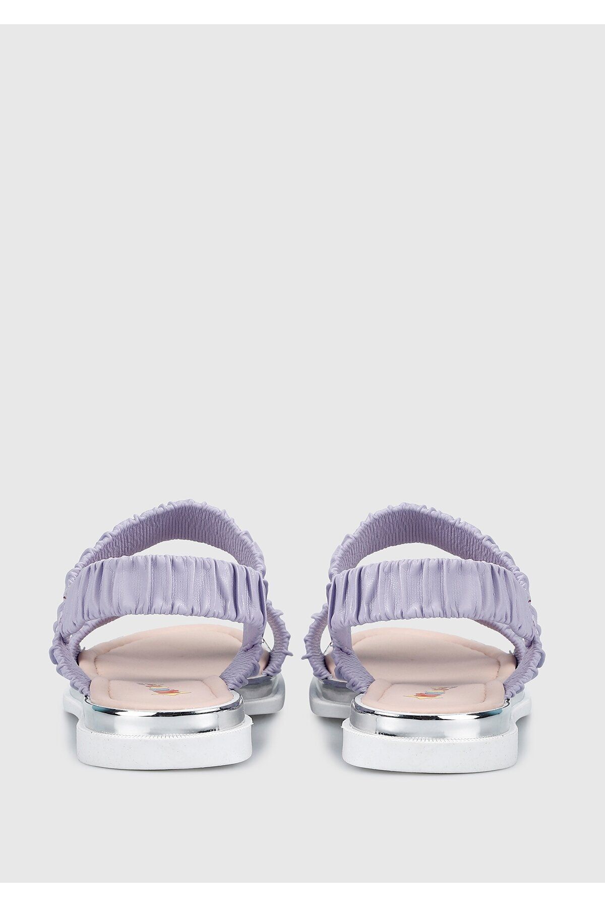 Kiddo-Lilac Flat Sandals for Girls 4