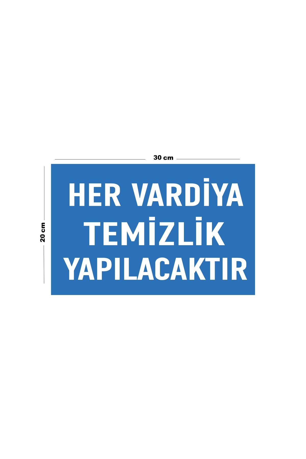 Lucena-Metal Every Shift Will Be Cleaned 20cm X 30cm A4 Size Warning Sign Directional Signboard 1