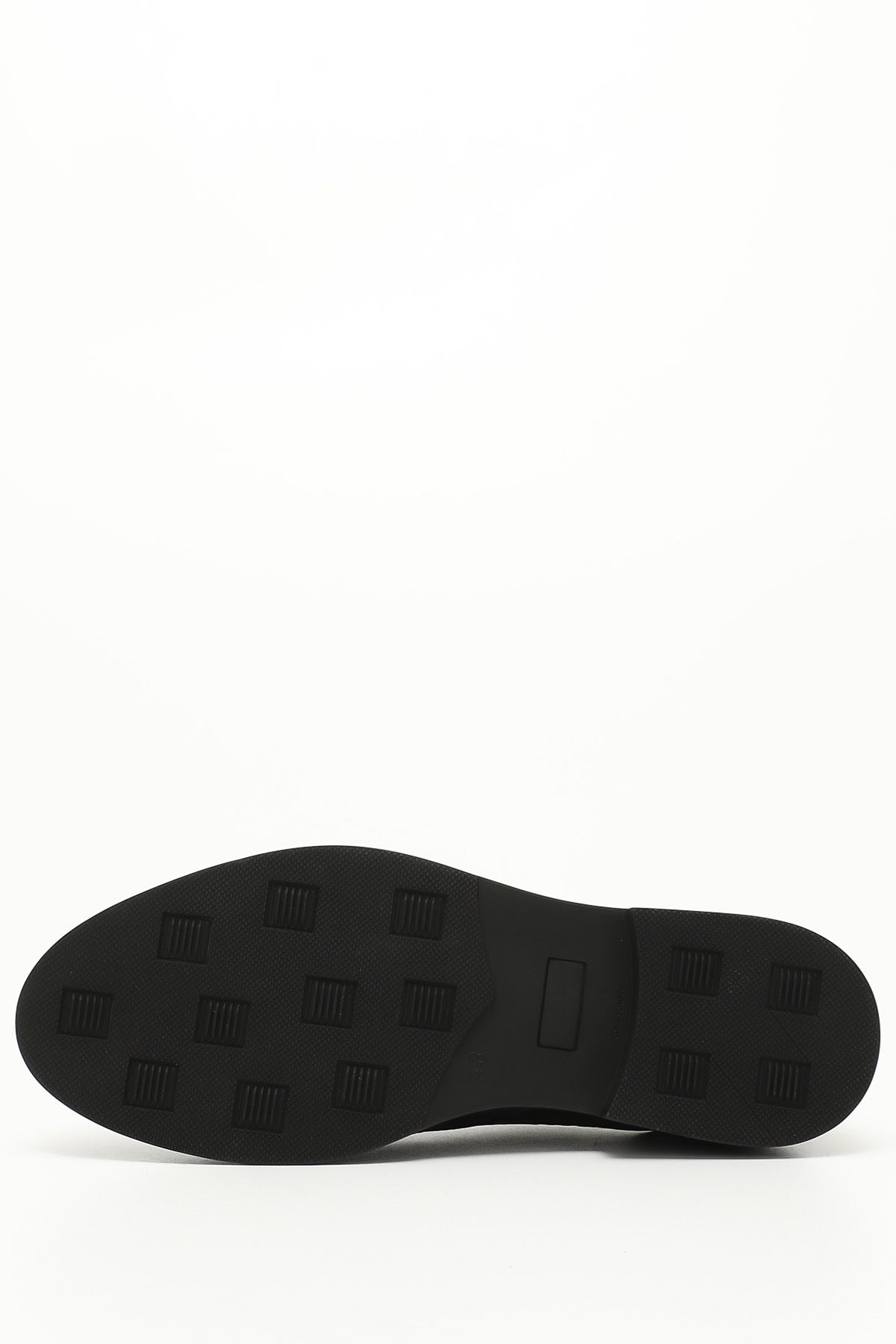 GÖNDERİ(R)-Men's Black Lace-Up Genuine Leather Classic Shoes 4
