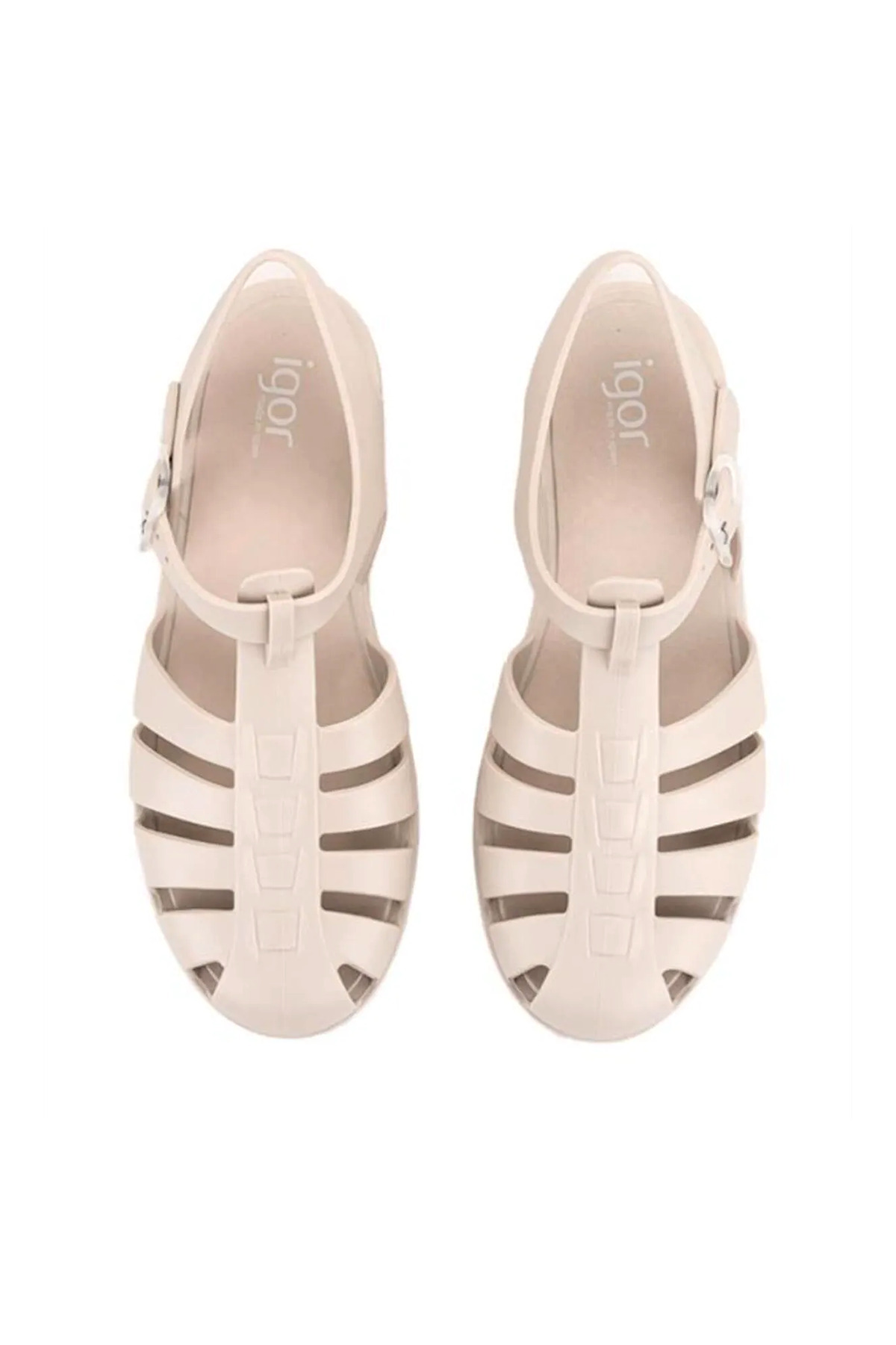 IGOR-Biarritz Mate Γυναικεία Μπεζ Σανδάλια Casual Style S10259-100 4