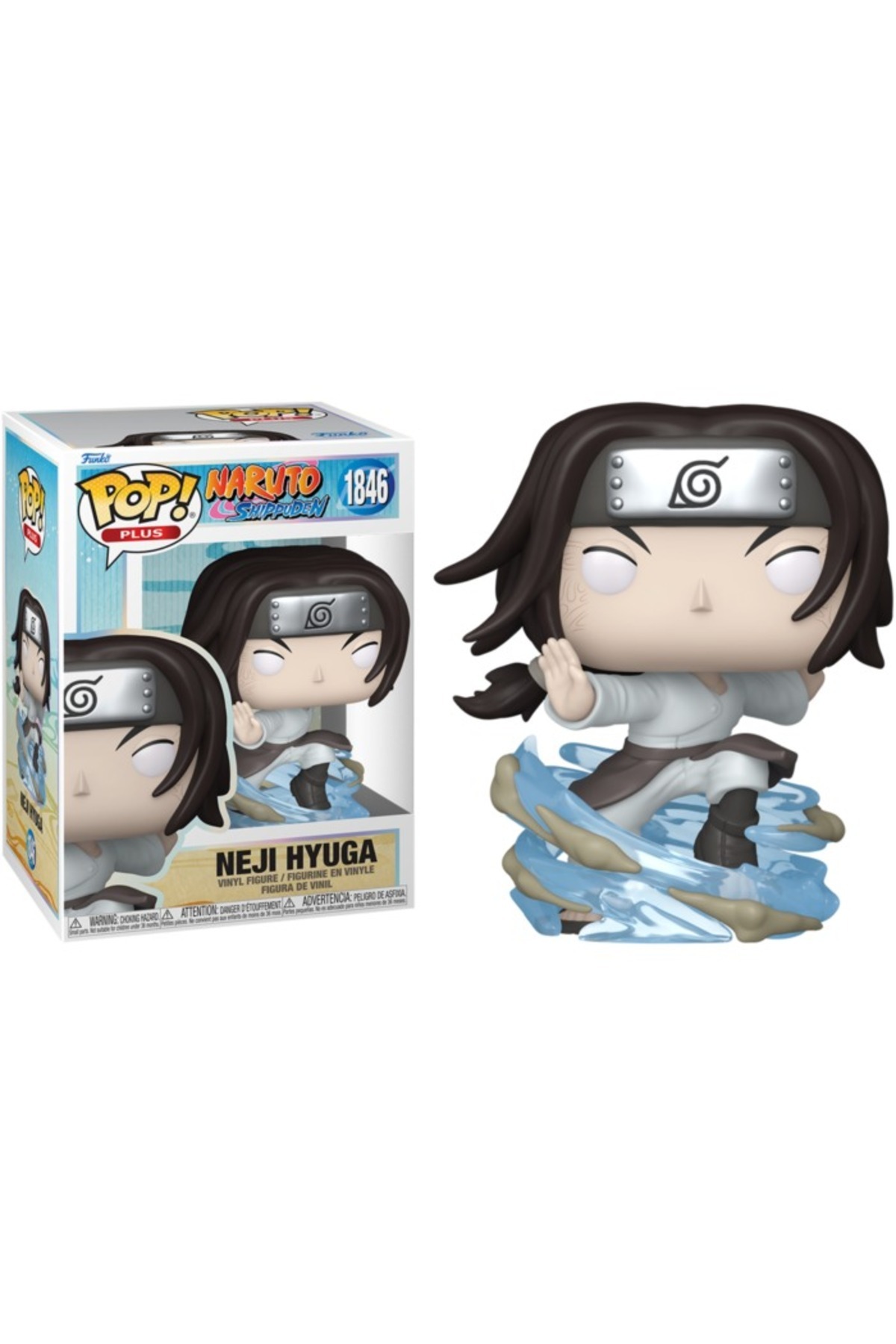 Funko-POP Plus! Animation: Naruto S14 Neji Vinyl Figure 3