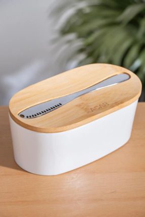 Decorland BAMBU KAPAKLI BIÇAKLI TEREYAĞLIK