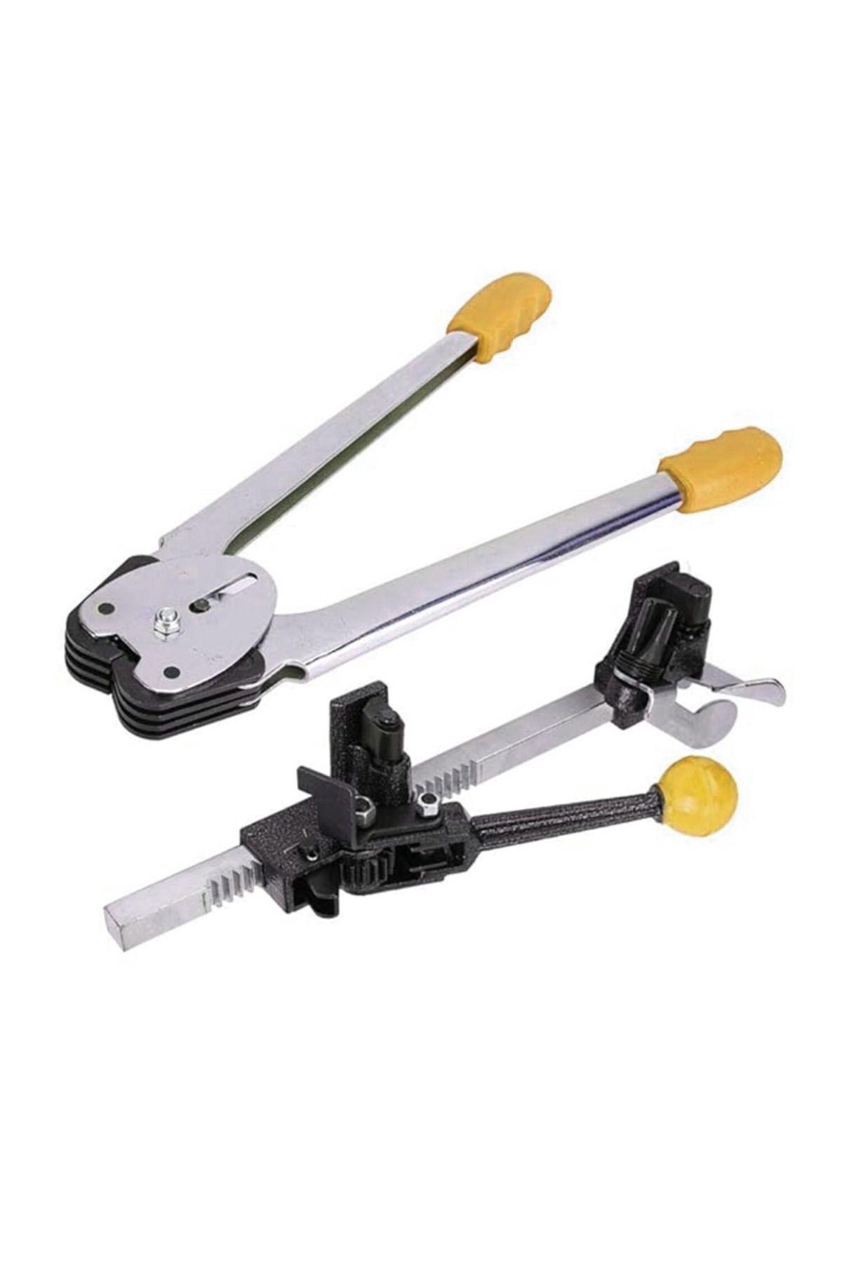 Generic-Practical Manual Strapping Tool Set for Wrapping Cartons - For Use in Offices, Workshops and Warehouses - Yellow 1