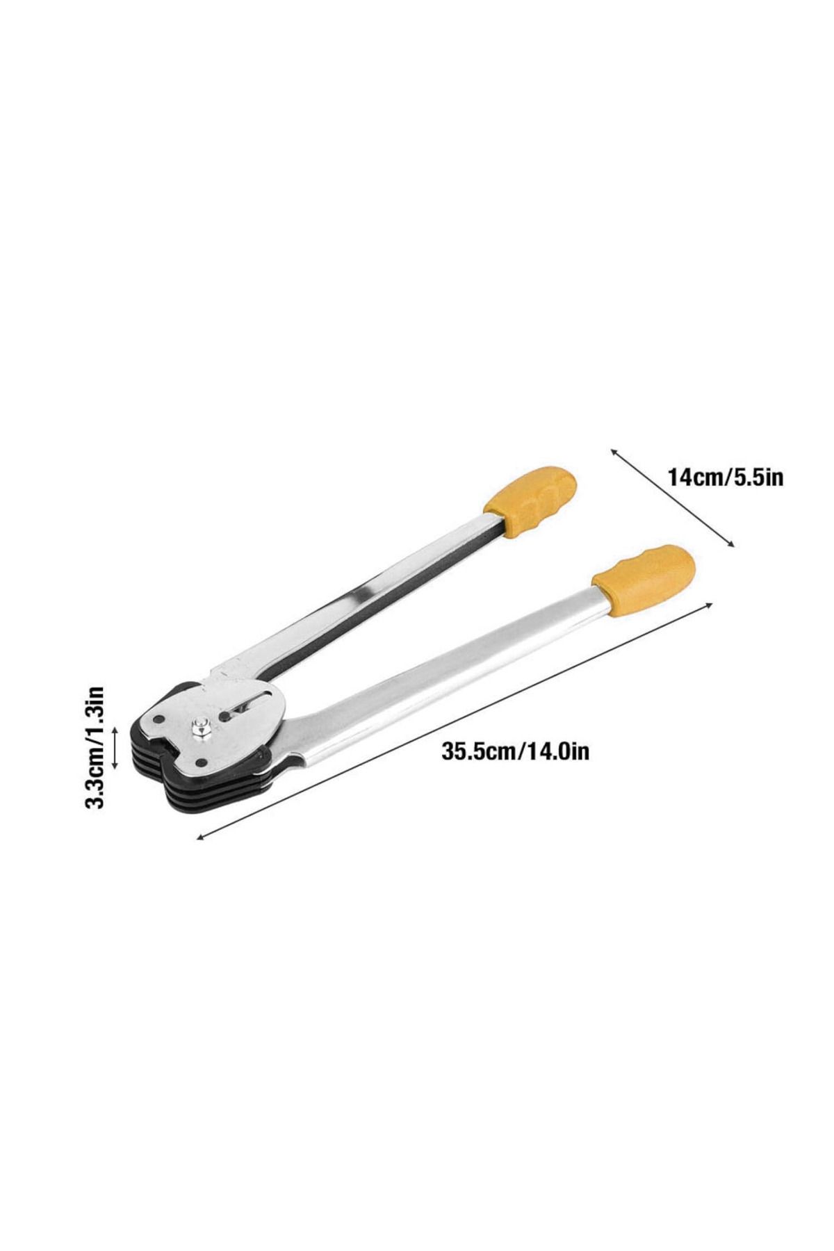 Generic-Practical Manual Strapping Tool Set for Wrapping Cartons - For Use in Offices, Workshops and Warehouses - Yellow 5