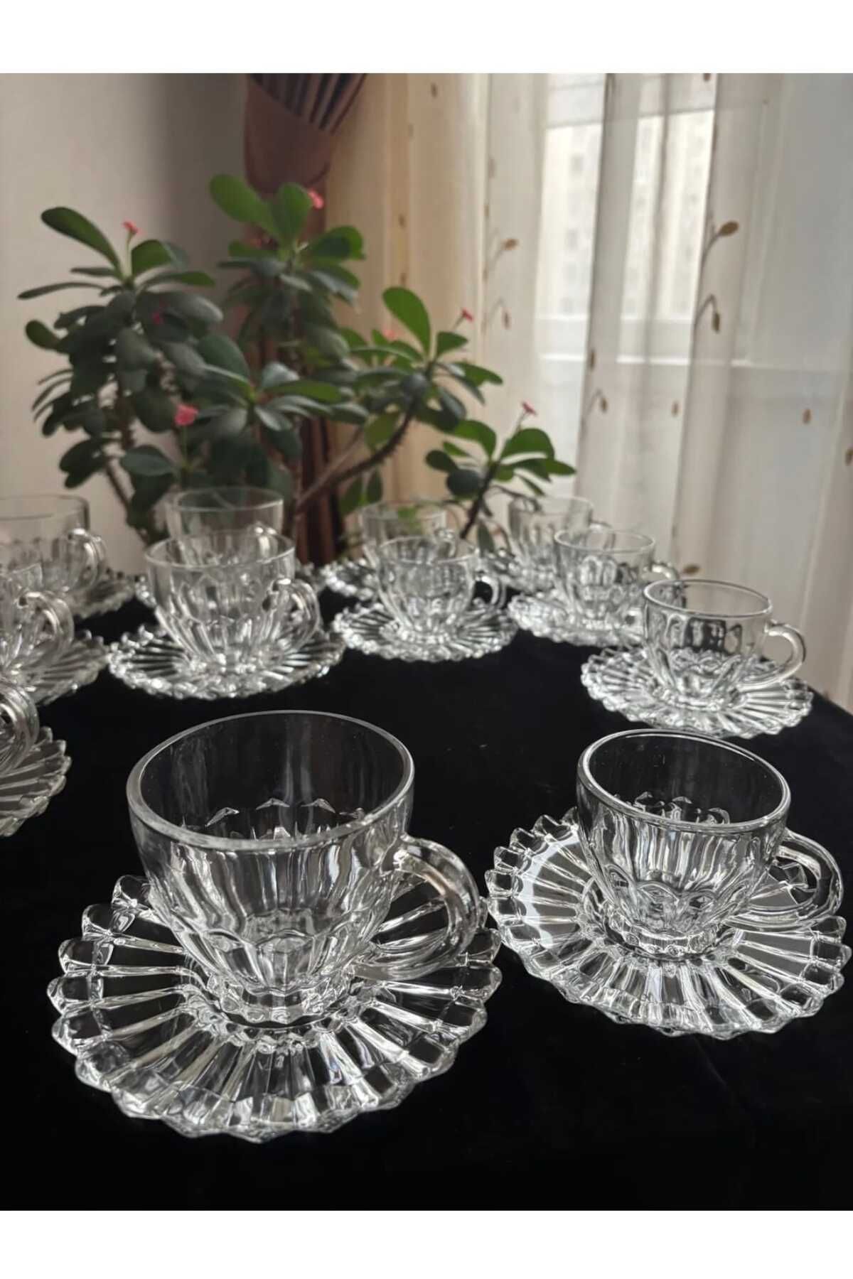 ORTAKÖY CENNETİ-Tea Neskahve Cup Stylish Looking Multi-Purpose Use Area Volume 220 ml 6 Persons 12 Pieces 3