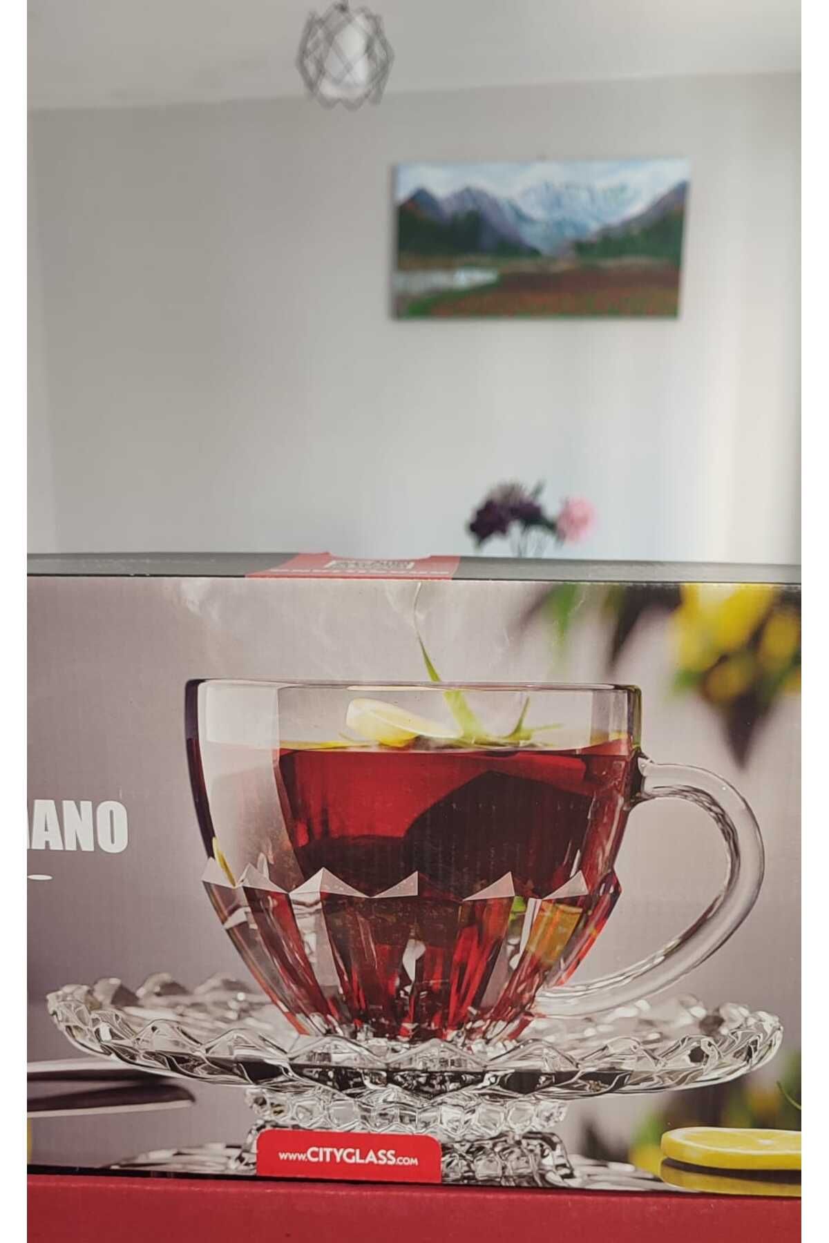 ORTAKÖY CENNETİ-Tea Neskahve Cup Stylish Looking Multi-Purpose Use Area Volume 220 ml 6 Persons 12 Pieces 2
