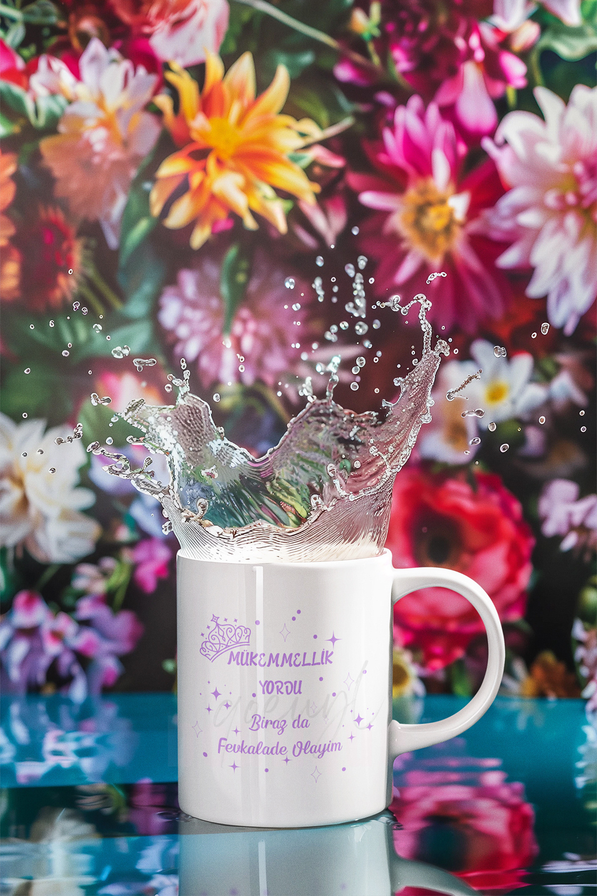 qoeuyl boutique-Perfection Yordu Text Printed Fun Gift White Mug Cup 1
