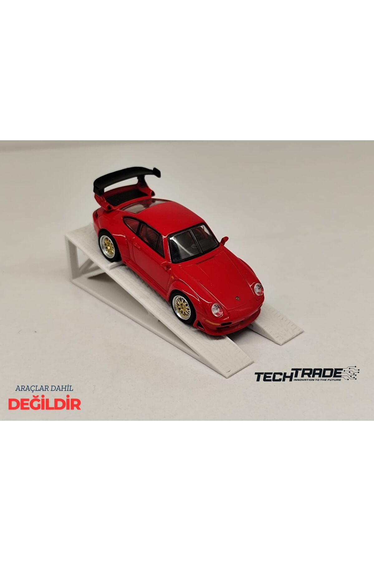 Tech Trade 1/64 Ölçek Sergileme Rampası-Beyaz