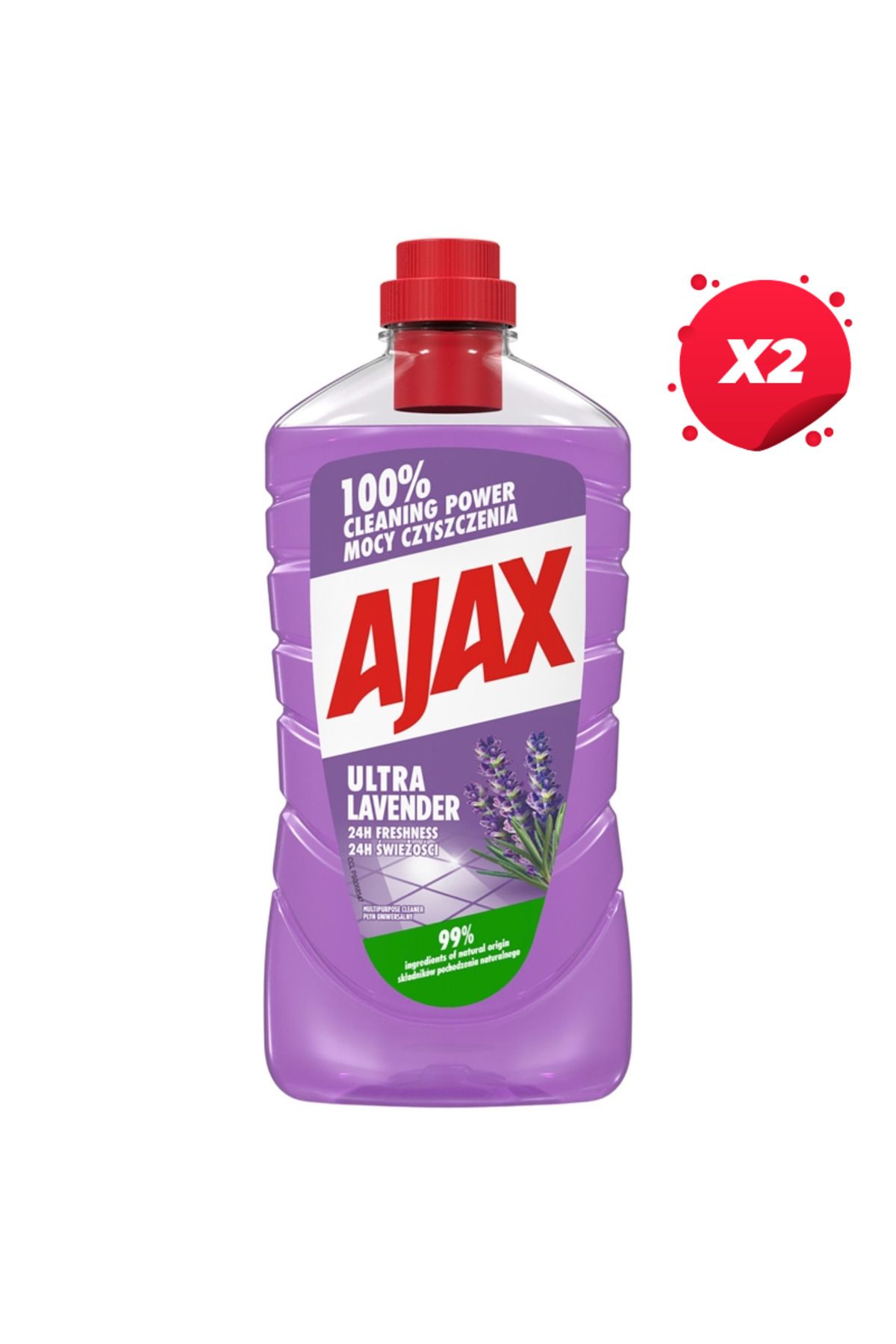 Ajax-X2 - AJAX FLOOR SOLUTION 1L ULTRA LAVENDER 1