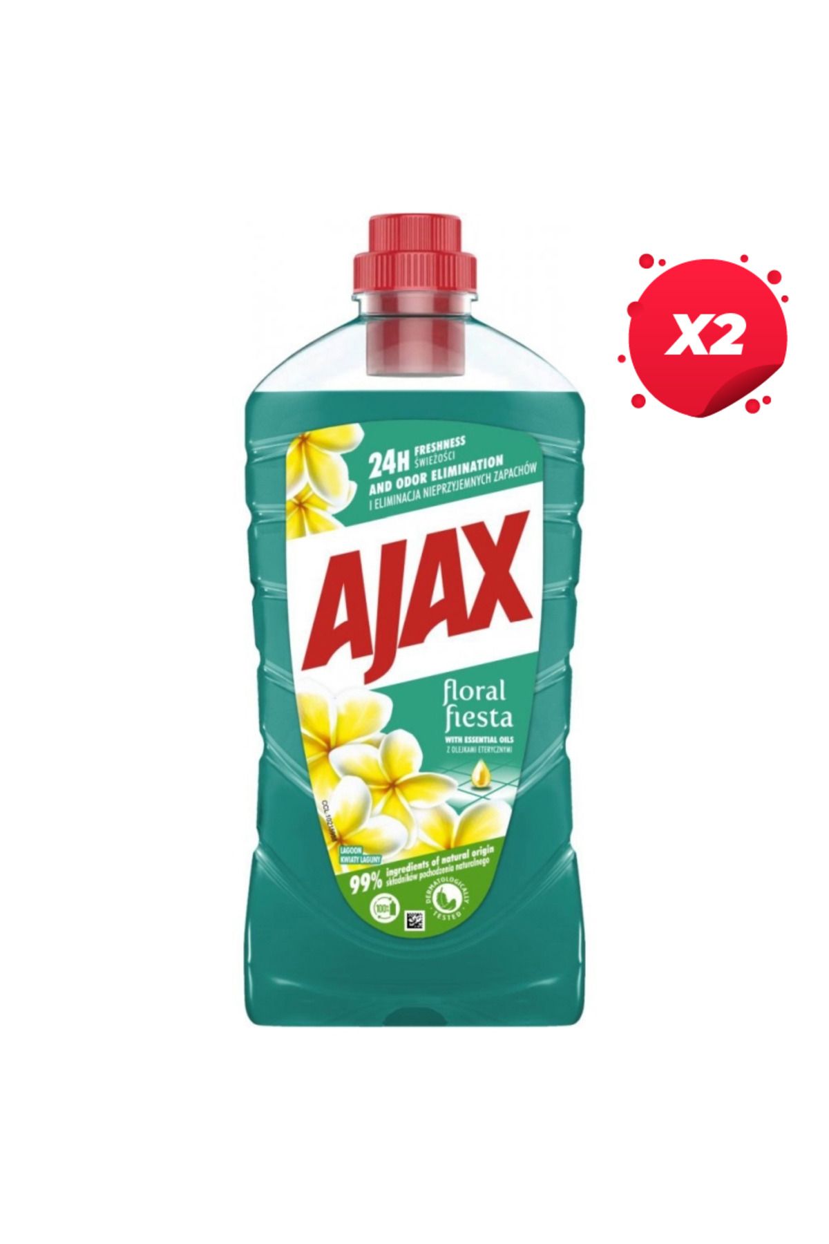 Ajax-X2 - AJAX FLOOR SOLUTION 1L LAGOON FLOWERS 1