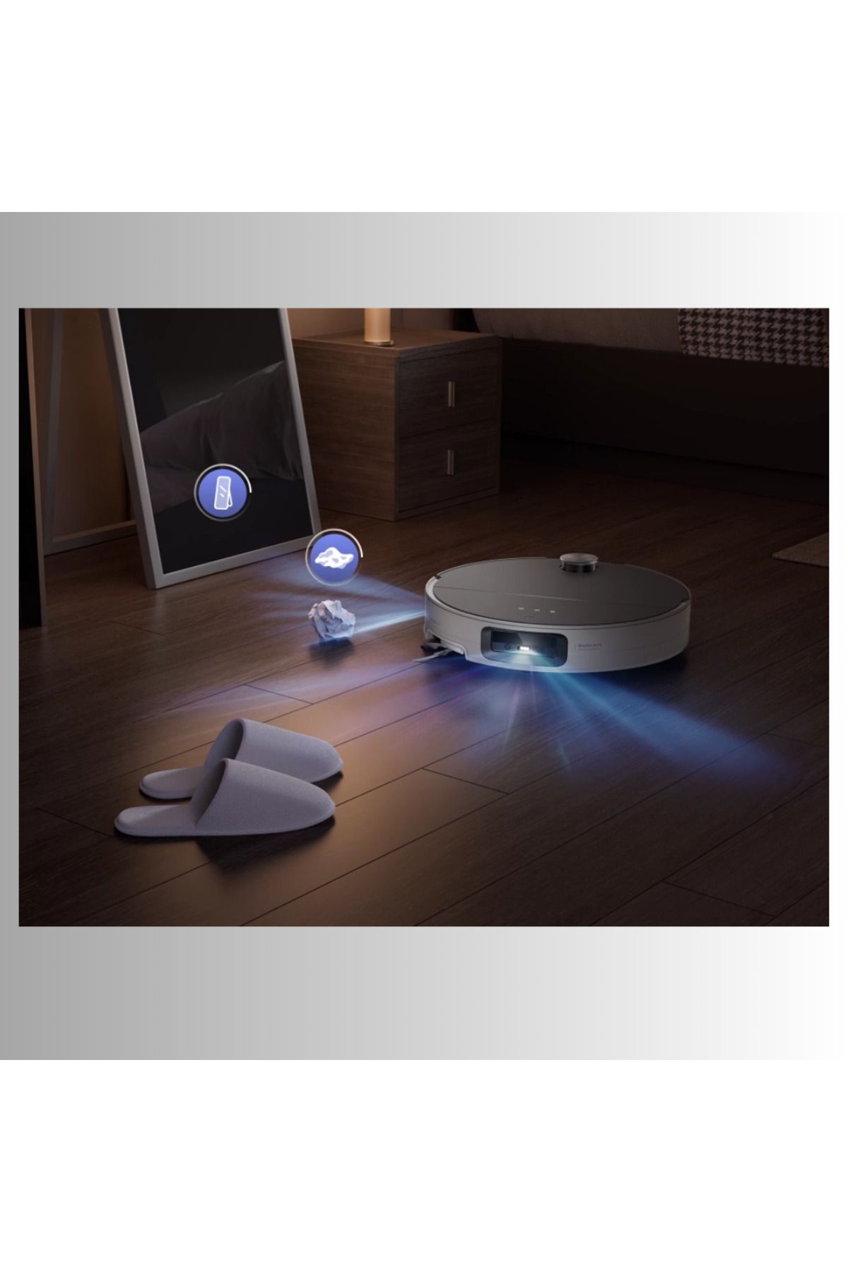 Yeni Uyarlanabilir Rota Algoritması Ultrasonik Halı Algılama Akıllı Robot Süpürge - 7