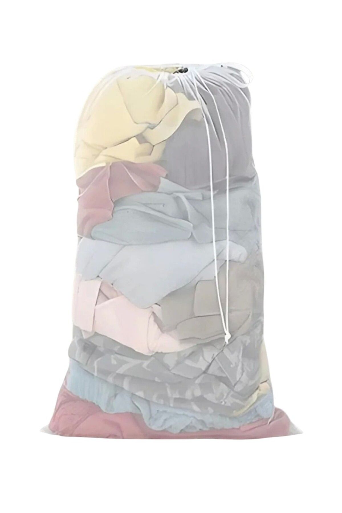 Mirelia-Drawstring Laundry Net |   Dirty Clean Clothes Clothing Bag 40X60Cm 1