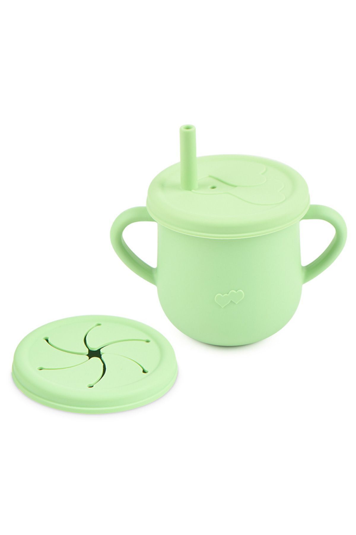 jojobebek Silikon Beslenme Seti Vakumlu Silikon Mama Tabağı, Mama Kasesi, Önlük, Kaşık,pipetli Bardak fotoğrafı 7 (önizleme)