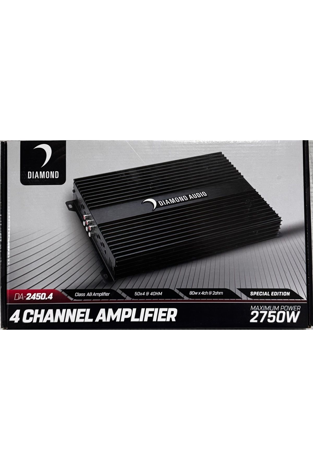 DIAMOND Da-2450.4 2750watt 4x50 Stereo Oto Amfi Amfi
