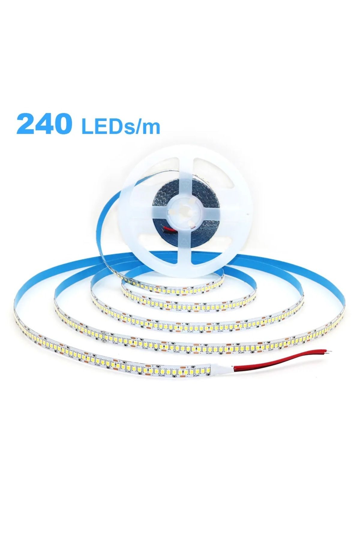 2835 Çipli Metrede 240 Ledli 12v Yüksek Lümen Şerit Led - 2