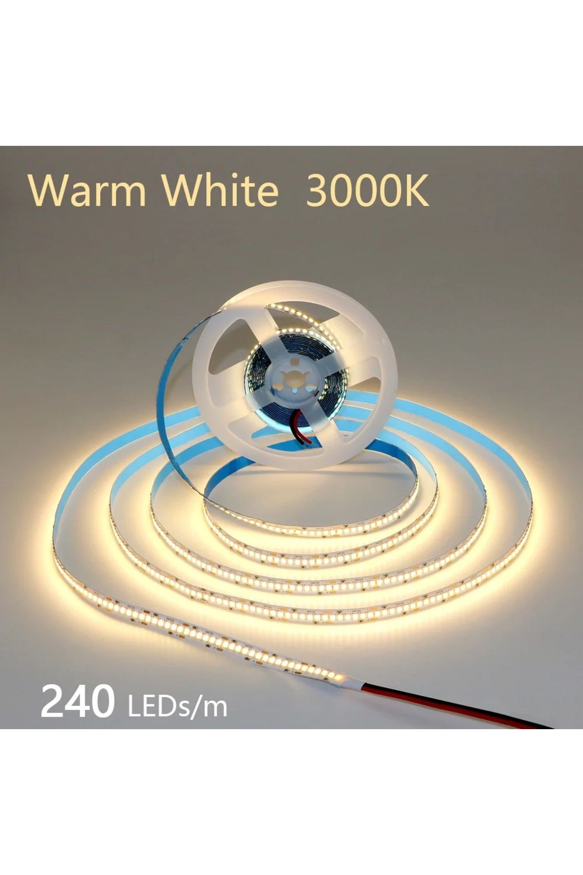 2835 Çipli Metrede 240 Ledli 12v Yüksek Lümen Şerit Led - 1