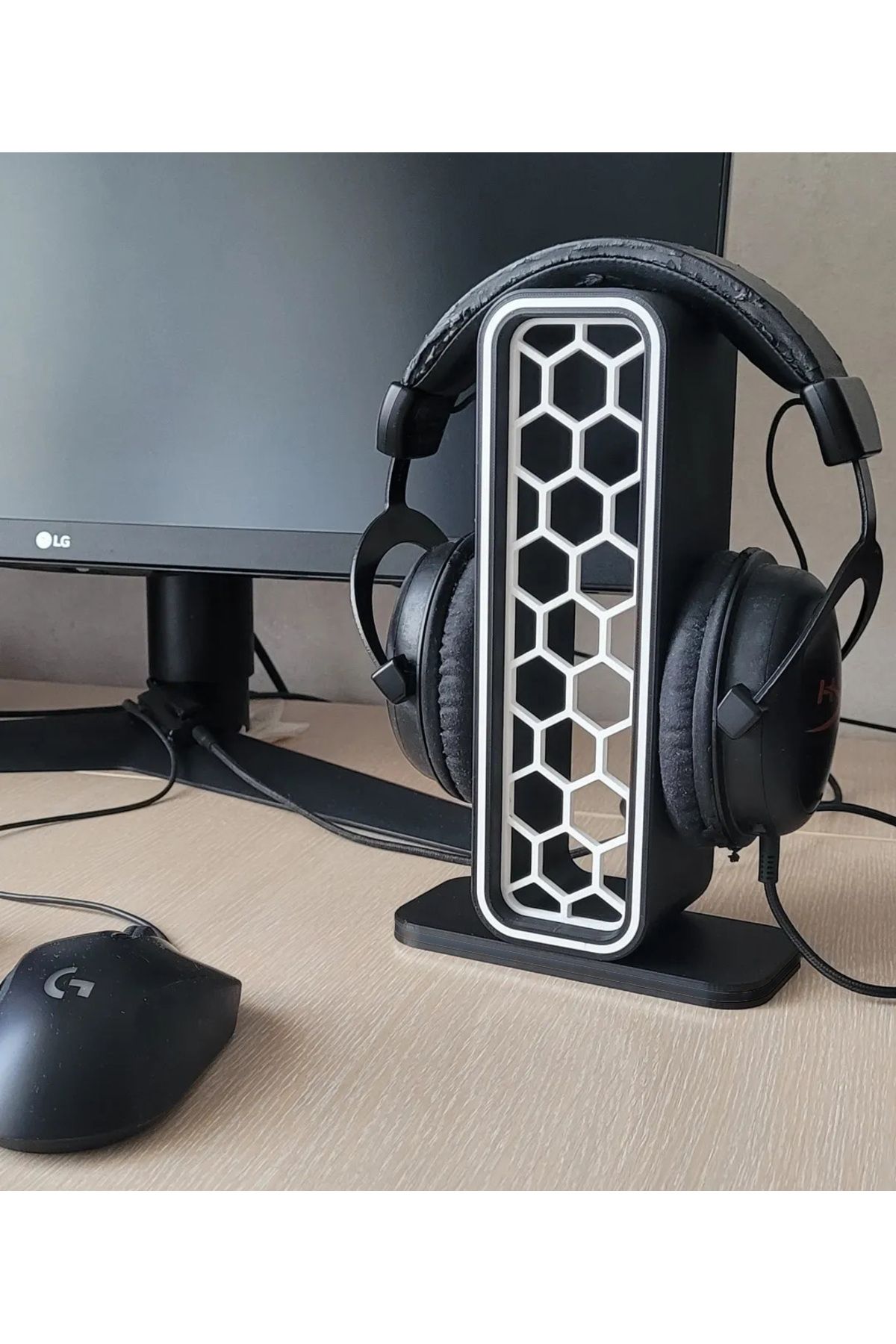 orjinalArt Dekoratif Büyük Boy Kulaklık Standı