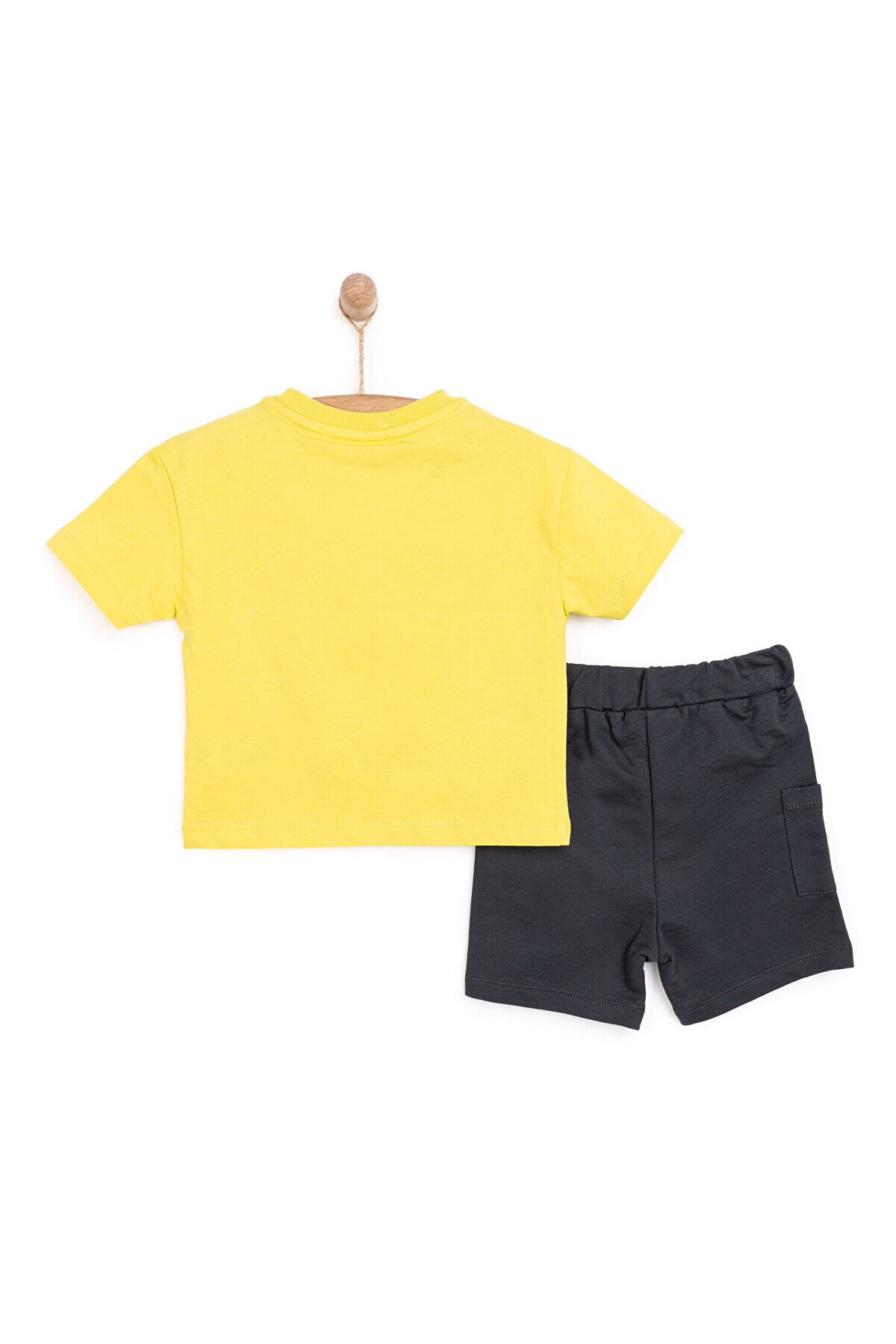 ebebek Hello Baby HelloBaby Varsity Erkek Tshirt-Şort Erkek Bebek fotoğrafı 2 (önizleme)