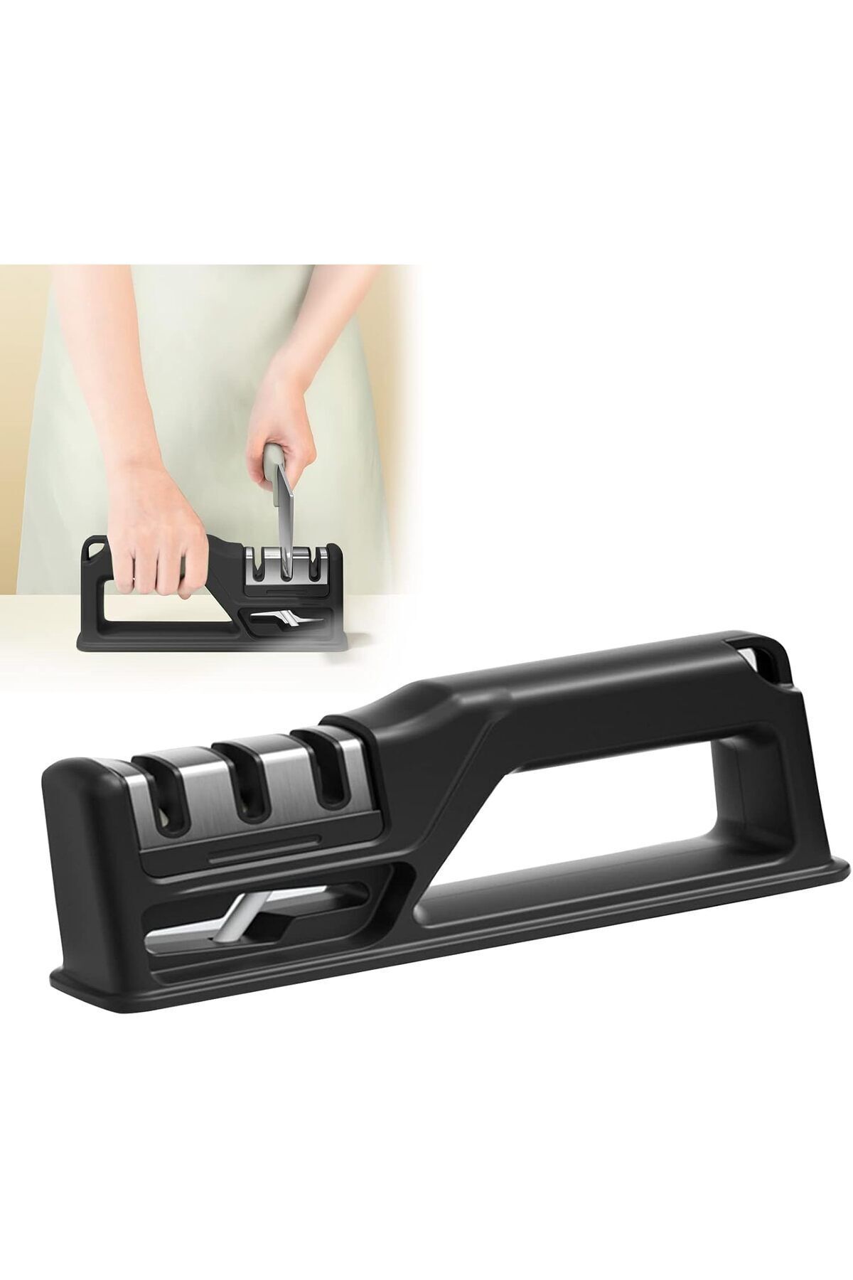 COOYA-4 In 1 Knife Sharpening Machine,premium Durable Non Slip,for Repair,polish,restore,sharpen,black 7