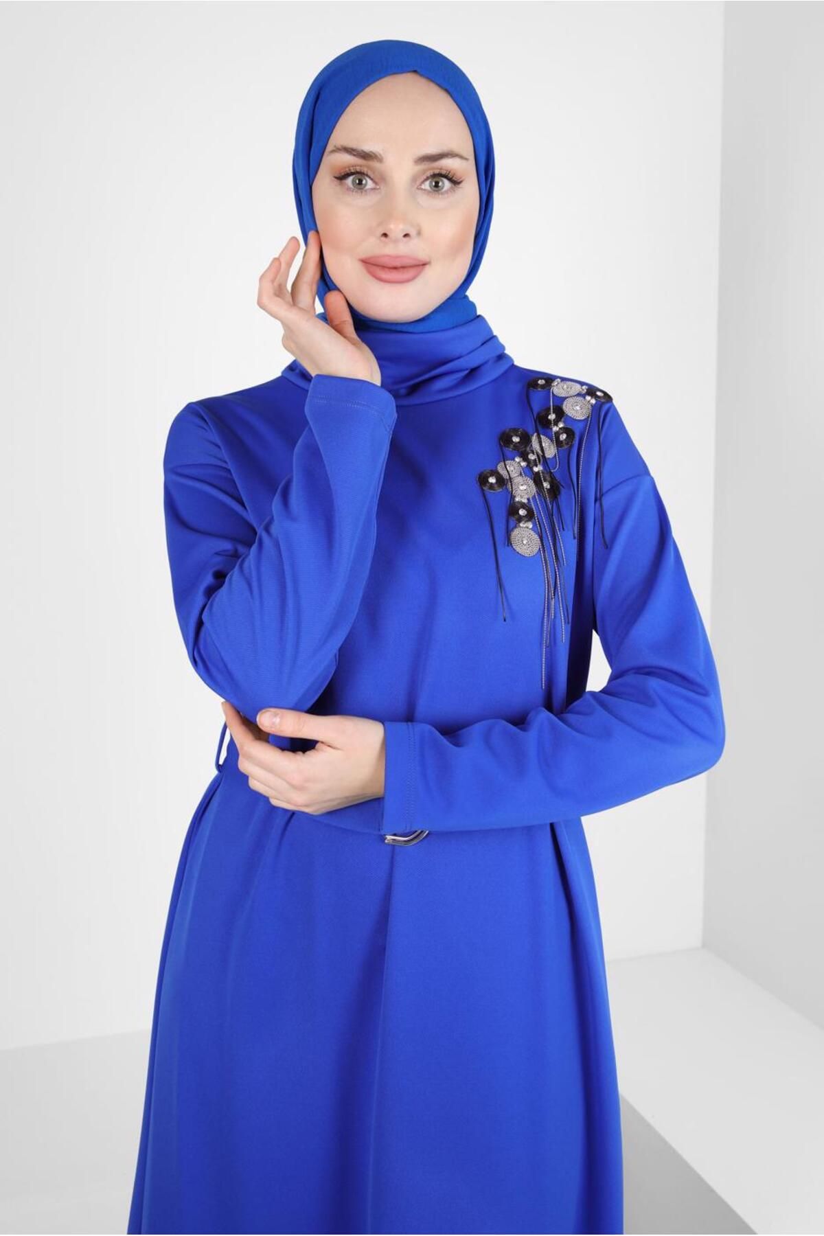 لباس بافتنی کمربند دار 44213 Alvina