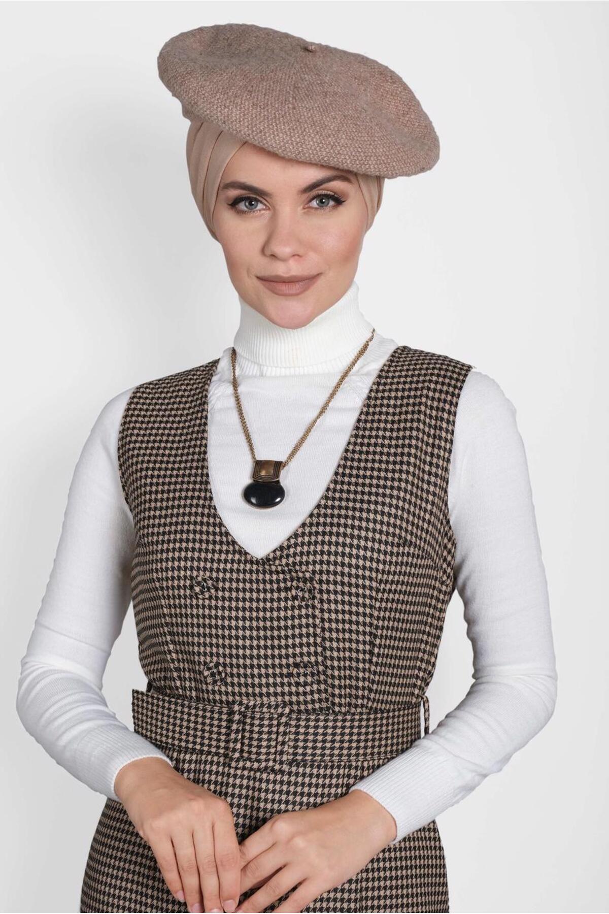 آلوینا لباس طرحدار سگ شکاری با کمربند دکمهدار ۴۰۱۲۶ آلوینا لباس طرحدار سگ شکاری با کمربند دکمهدار ۴۰۱۲۶