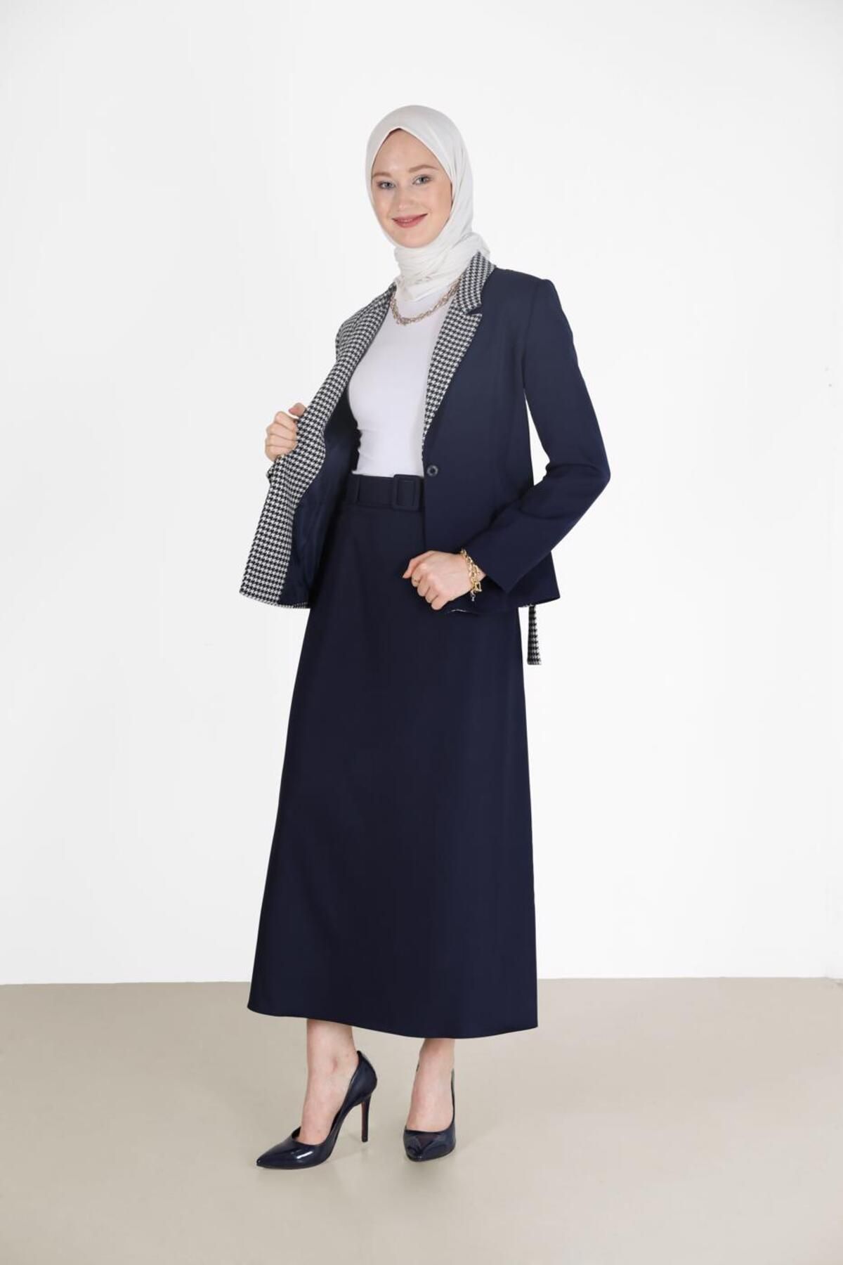 ژاکت 42231 طرح دار HOSSEL Alvina