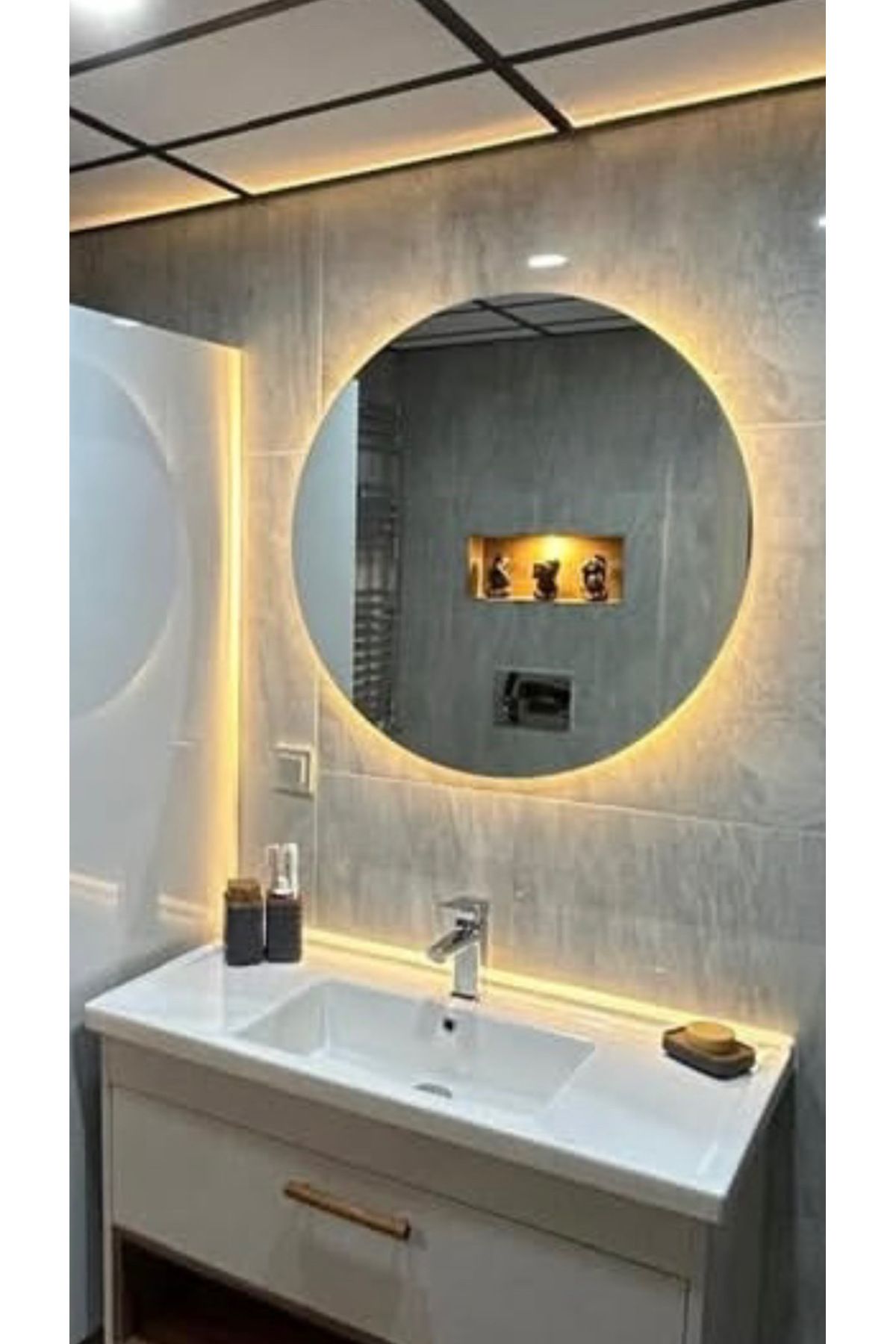 Esla home Led Işıklı Banyo Aynası 60x60