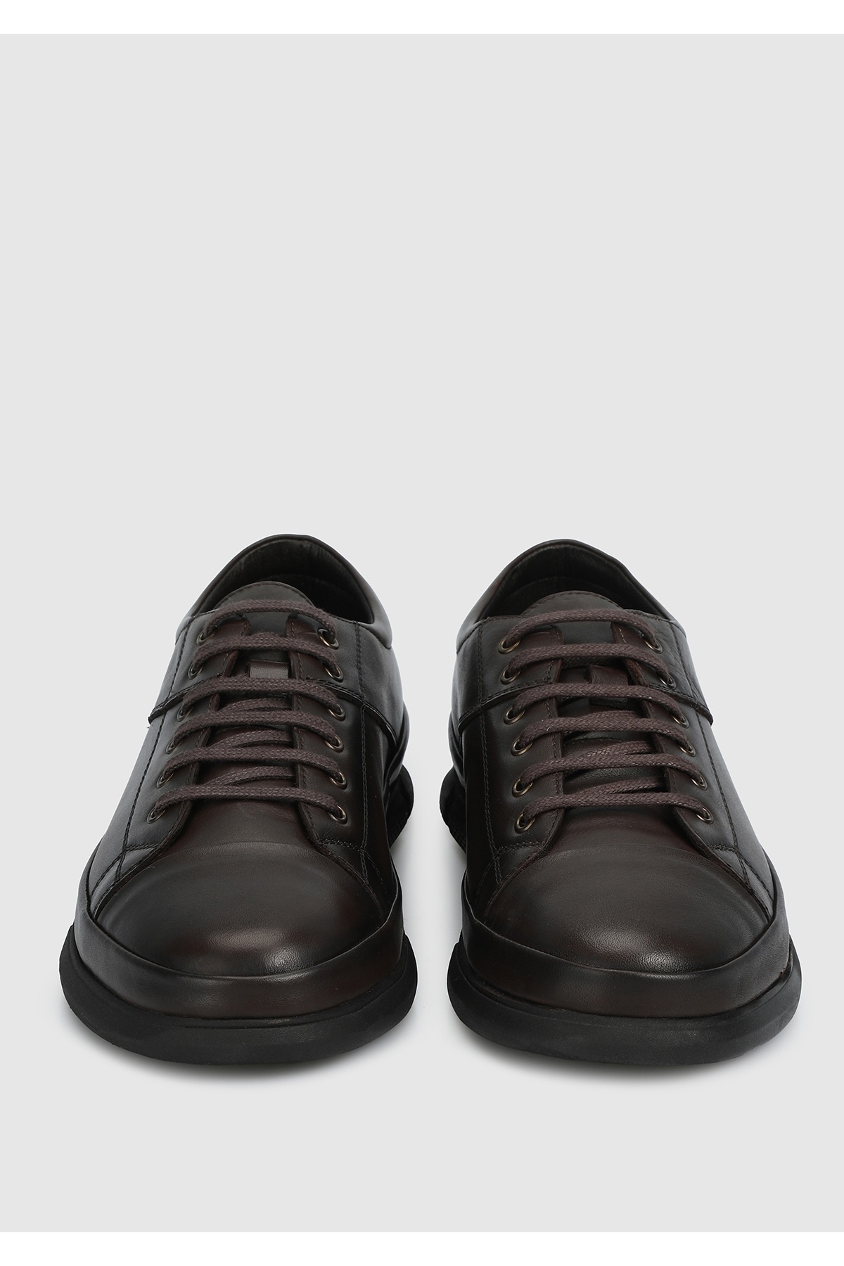 Eclipse-Men's Brown Leather Shoes 3