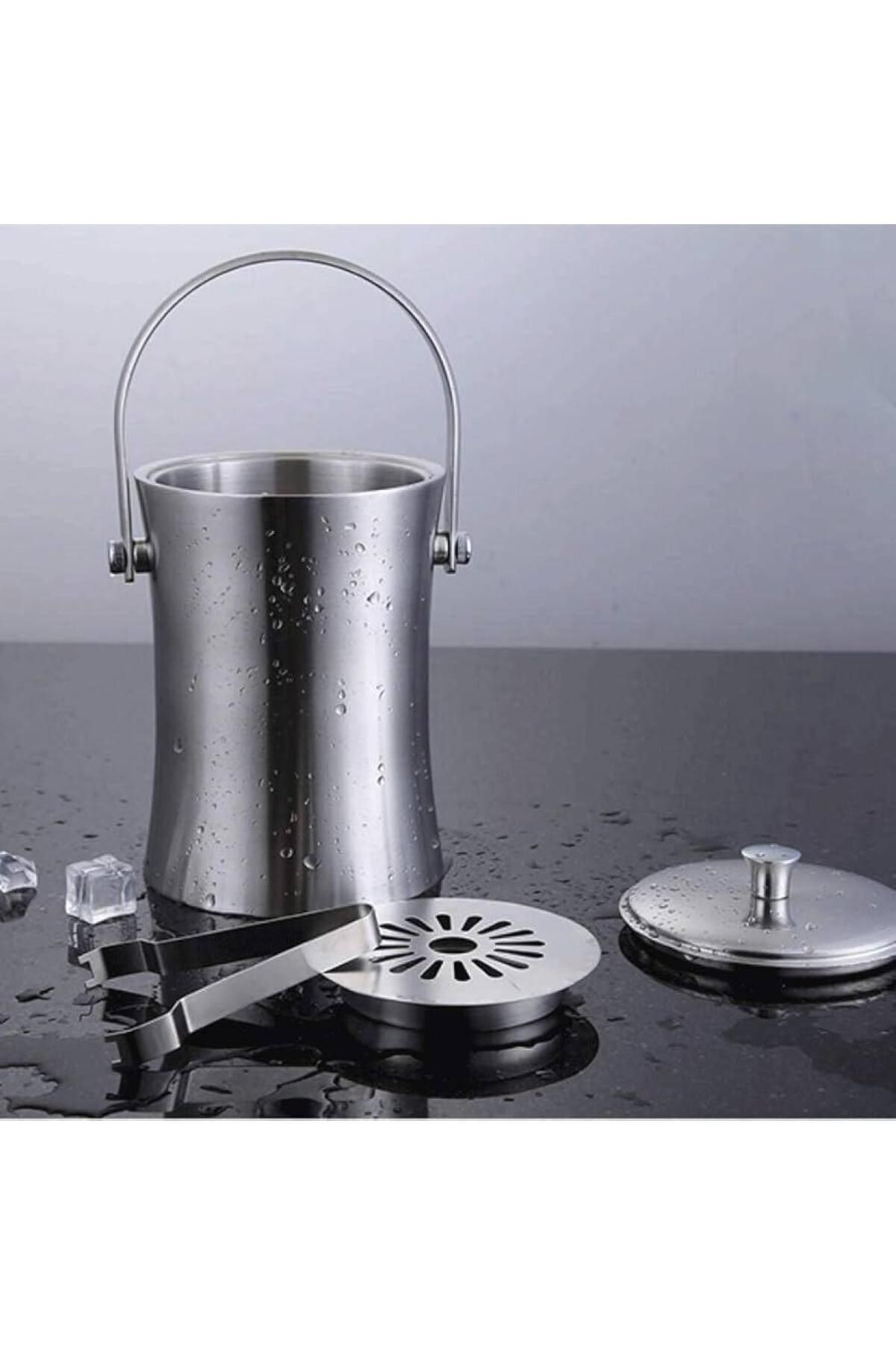 ABAREEK-3.0L Stainless Steel Ice Bucket 1