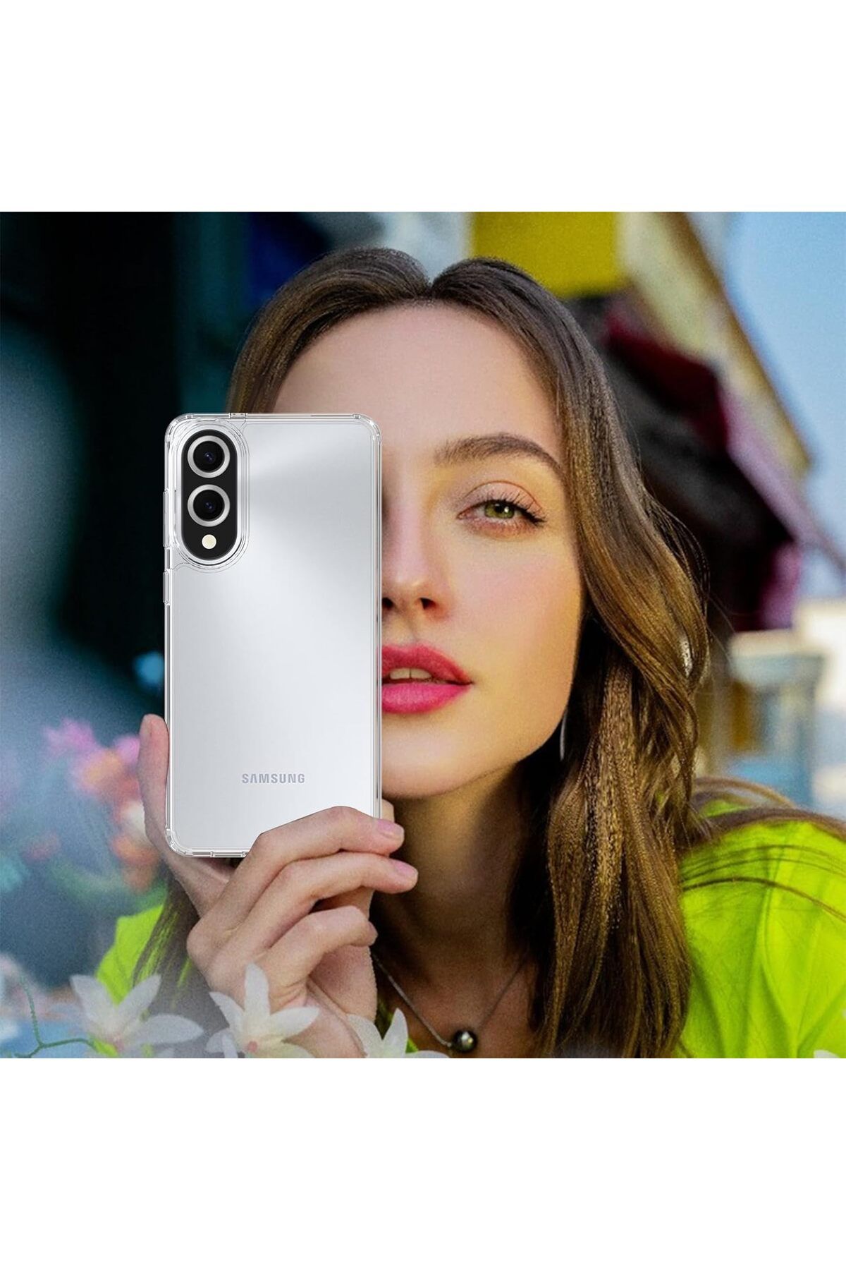AWH-غلاف شفاف لهاتف Samsung Galaxy S25 Edge 5G، غلاف هاتف S25 Edge + شاشة [عبوة من قطعتين]، TPU ناعم 6