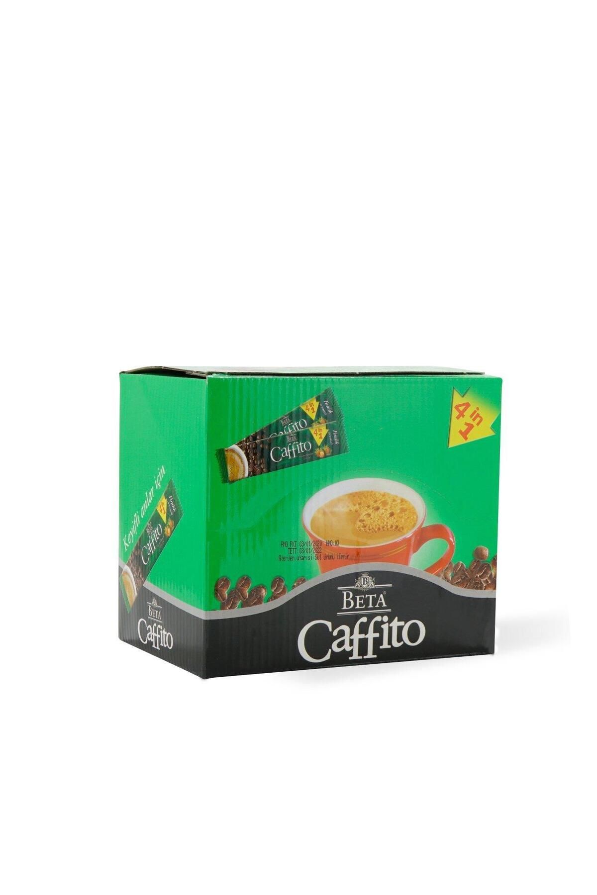 Beta Tea-Caffito 4 in 1 Hazelnut Instant Coffee in Display Box 40 Pieces X 13 Gr 3