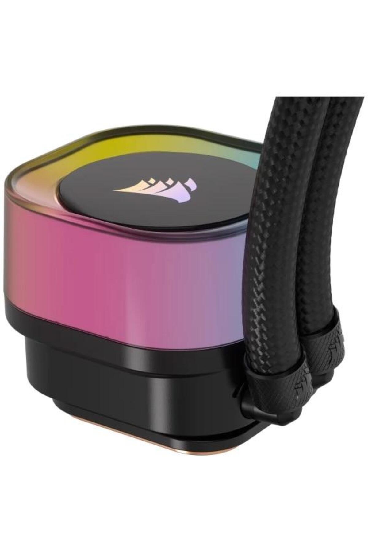 Corsair-Corsair iCUE LINK H100i RGB AIO CPU Cooler, 240mm, liquid cooling (Black) 4
