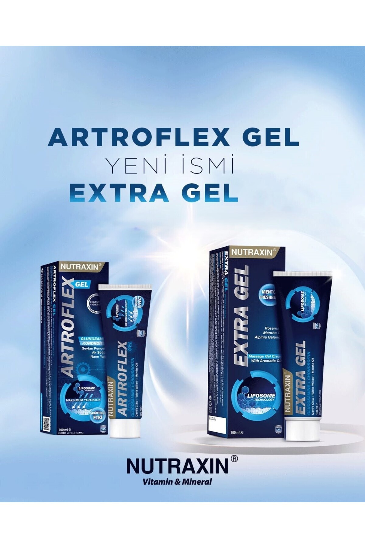 Extra Gel Aromatik Yağlar Içeren Masaj Jel Krem 100 ml x 2 adet — 8680512633679002 — تصویر 4 از 6