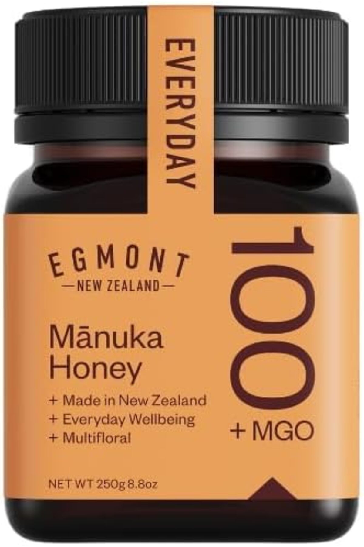EGMONT-Raw Manuka Honey Multifloral 100+ MGO, 250 Grams | Authentic & Unpasteuried | 100% Pure New Z 4