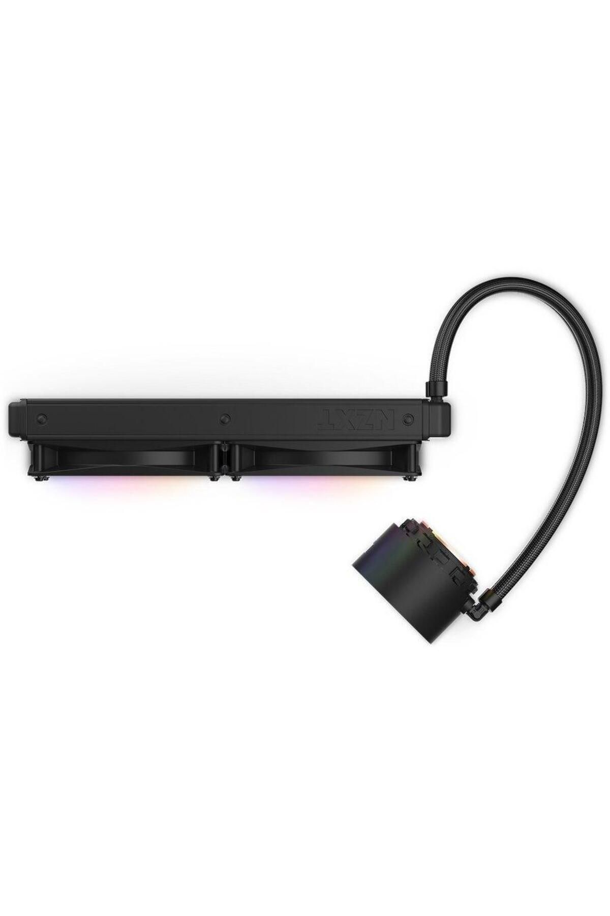 Nzxt-NZXT Kraken Elite 280 RGB CPU Cooler, pump with LCD screen, ARGB controller, black 2
