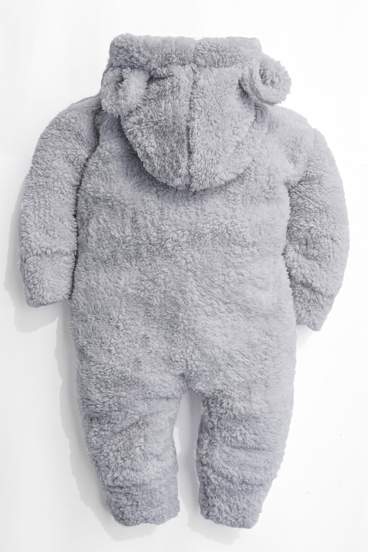 nurbeli X İpek Atlas Kız Erkek Bebek Ve Çocuk Fermuarlı Peluş Ayıcık Tulum fotoğrafı 3 (önizleme)