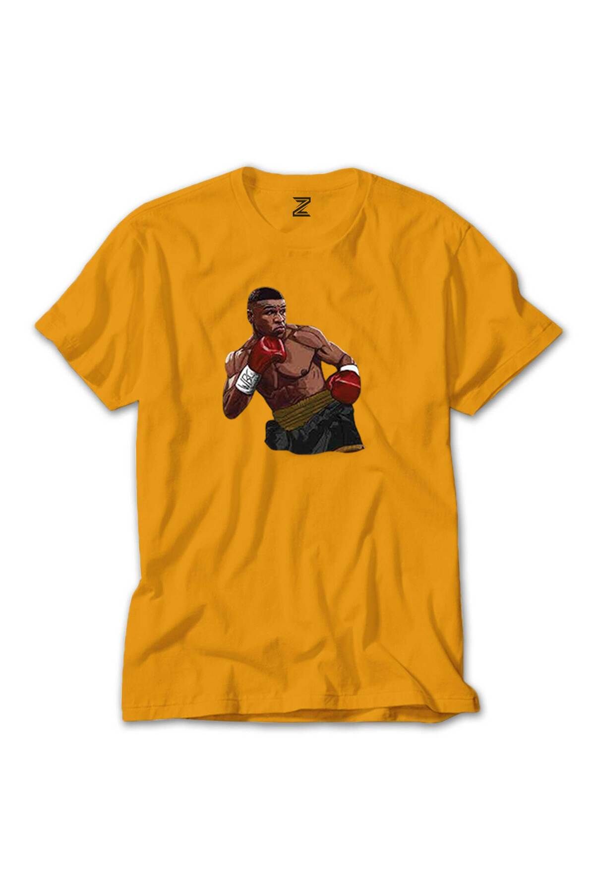 WAKHA Mike Tyson WBC Fight Sarı Tişört