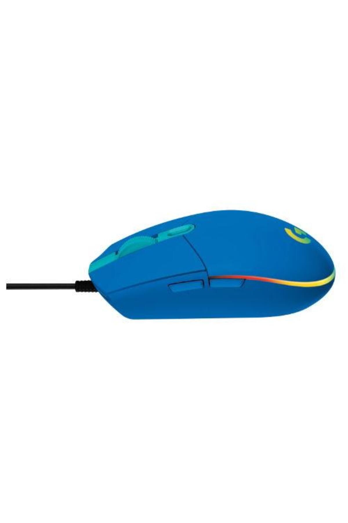 logitech-Mouse Gaming Logitech G102 Lightsync, 8000 dpi, iluminat RGB, USB (Albastru) 4