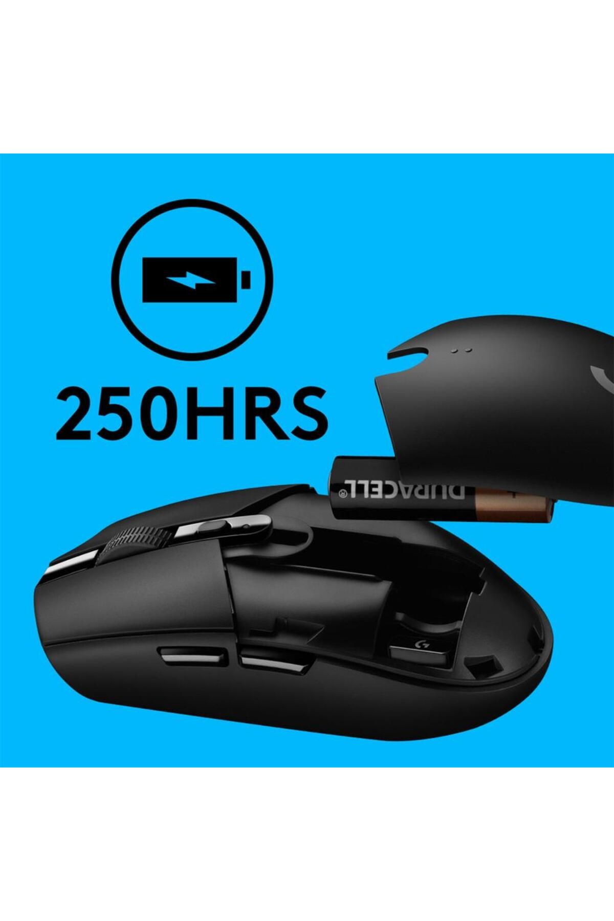 logitech-Mouse pentru jocuri fără fir Logitech G305 Lightspeed, 12K DPI, USB (Negru) 16