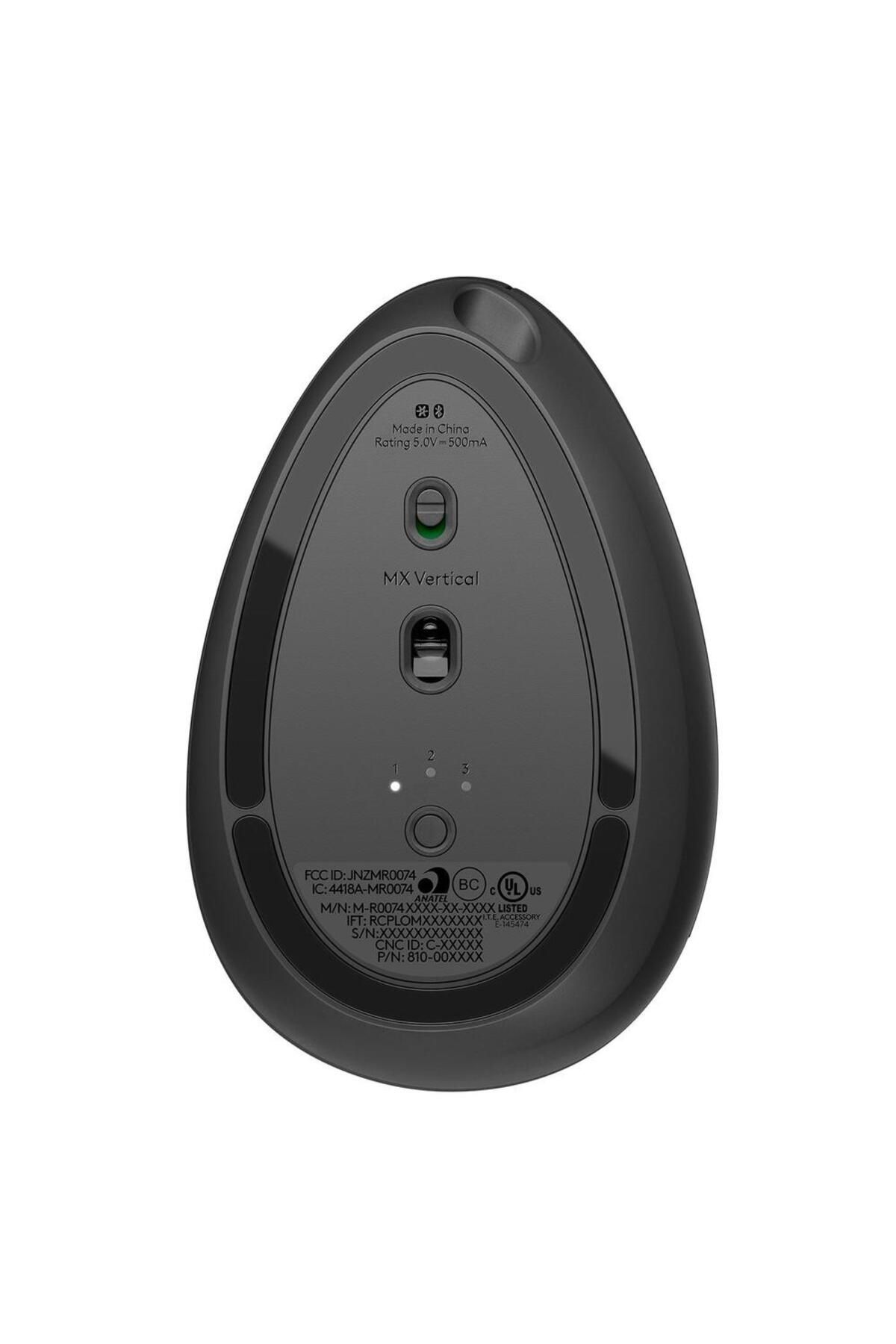 logitech-Mouse Wireless Logitech MX Vertical, 1600 DPI, USB, Ergonomic (Negru) 7