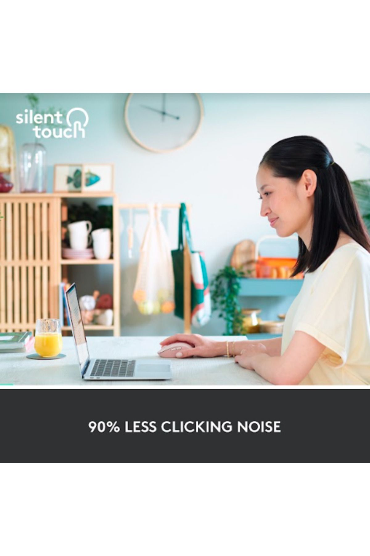 logitech-Mouse Wireless Logitech Signature M650 L Left, Bluetooth/USB, recomandat pentru mana stanga (Roz) 7