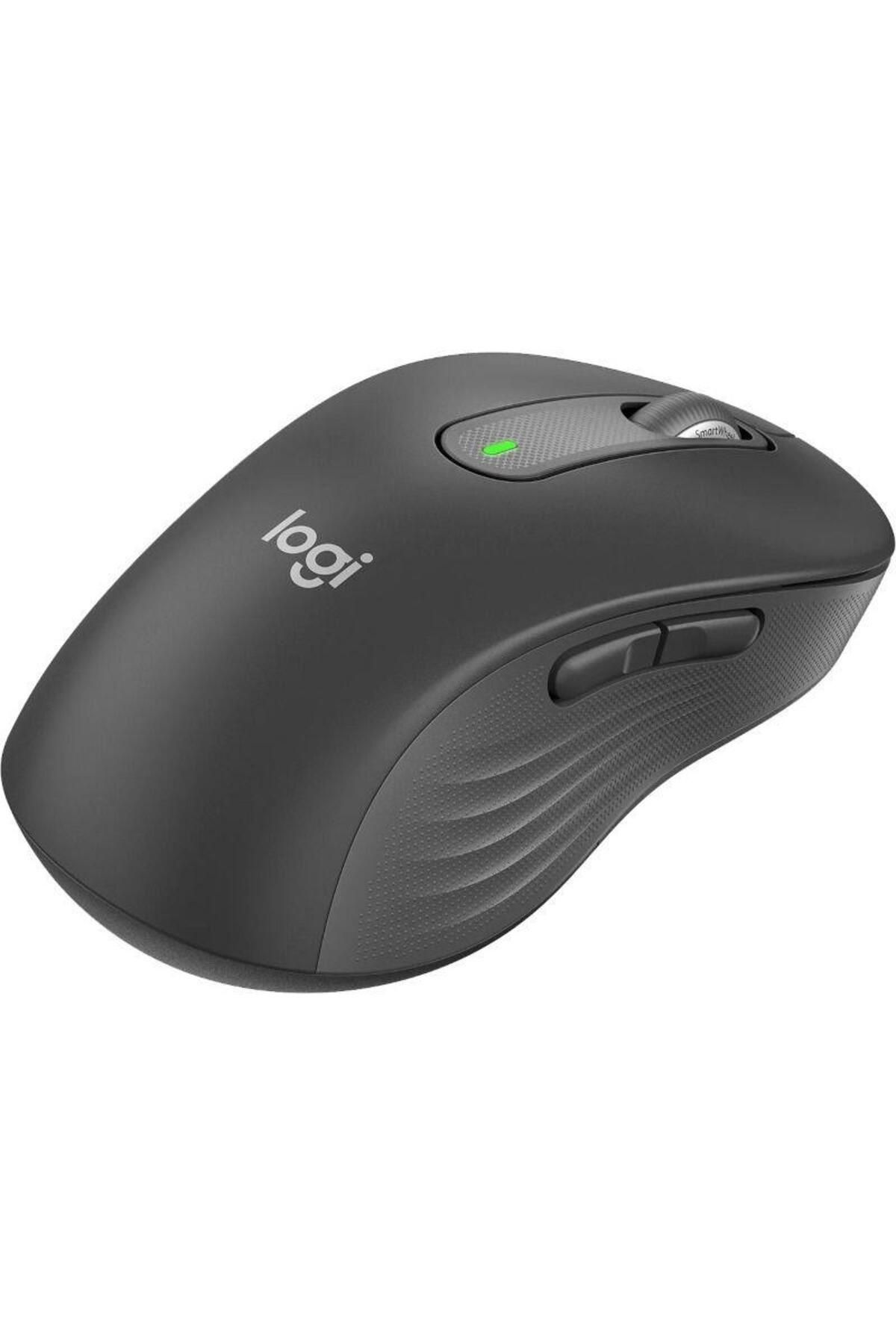 logitech-Logitech Signature M650 L Left Wireless Mouse, Bluetooth/USB, recommended for left-handed users (Gray) 4