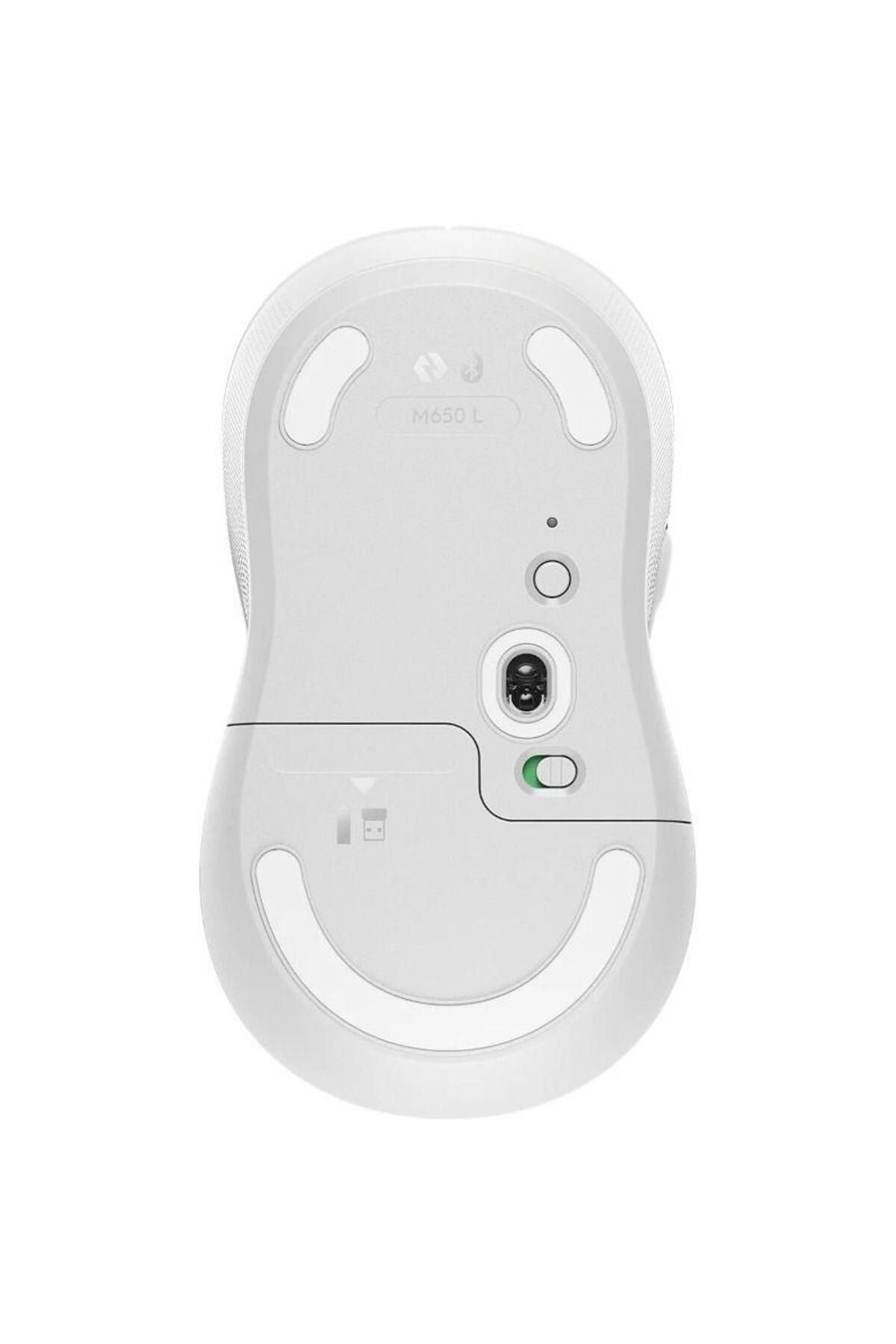 logitech-Mouse Wireless Logitech Signature M650 L, Bluetooth/USB (Alb) 5