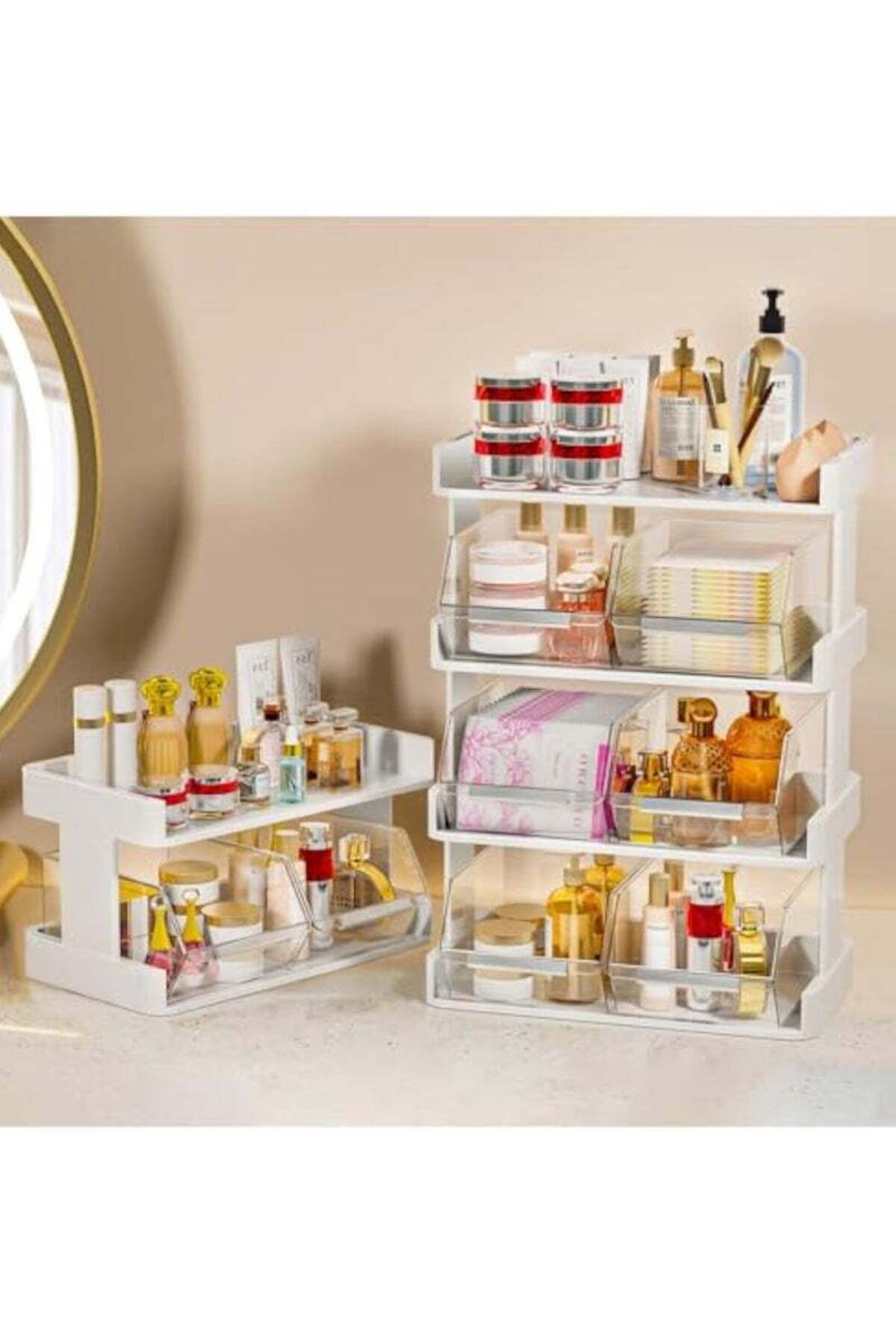 COOYA-Organiser, 4 Tiers, 30x17x42.5cm, Large Capacity, Suitable for Spice, Snacks, Coffee Cup Storage 6