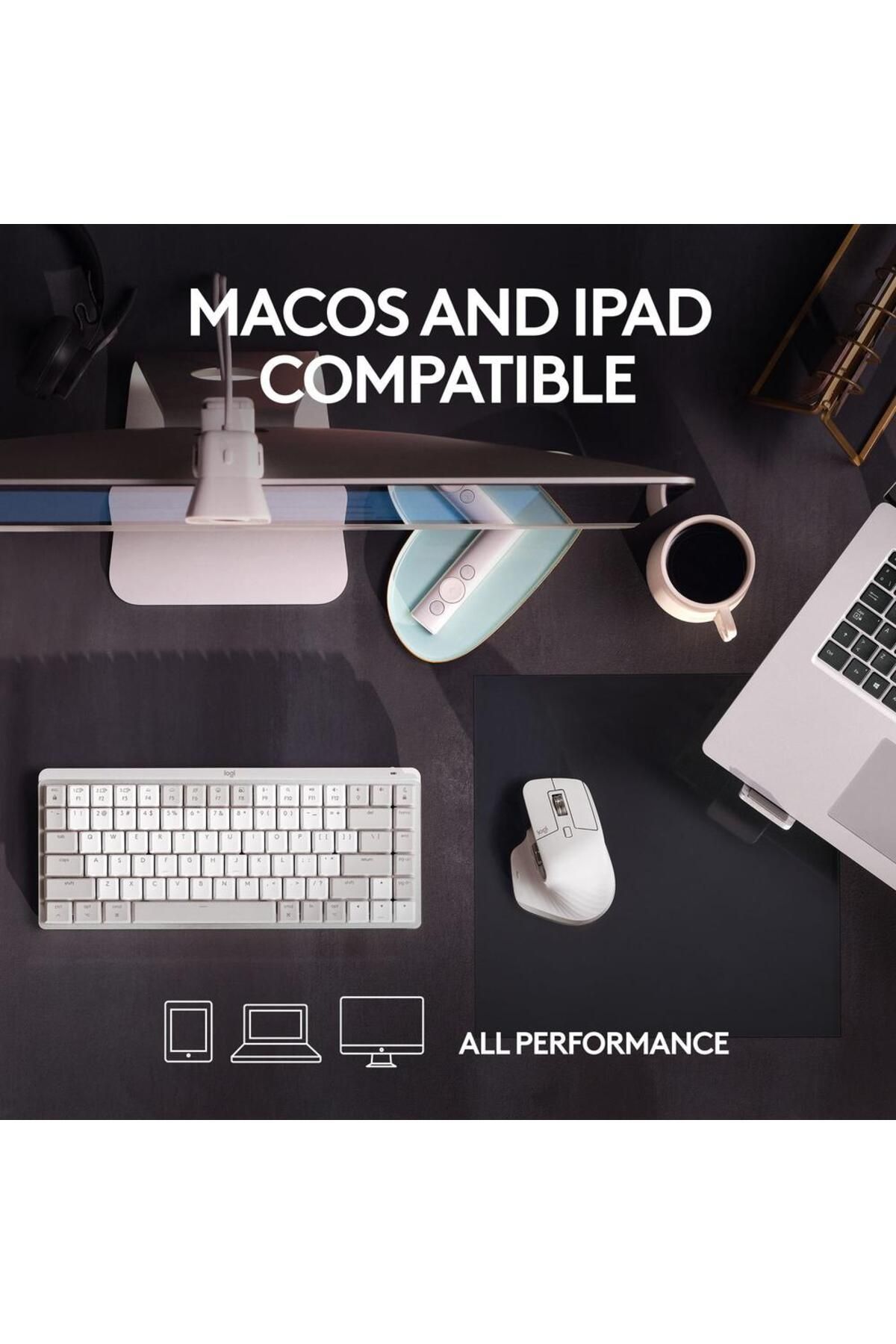 logitech-Mouse fără fir Logitech MX Master 3S pentru Mac, Bluetooth, 8000 dpi (Gri) 6