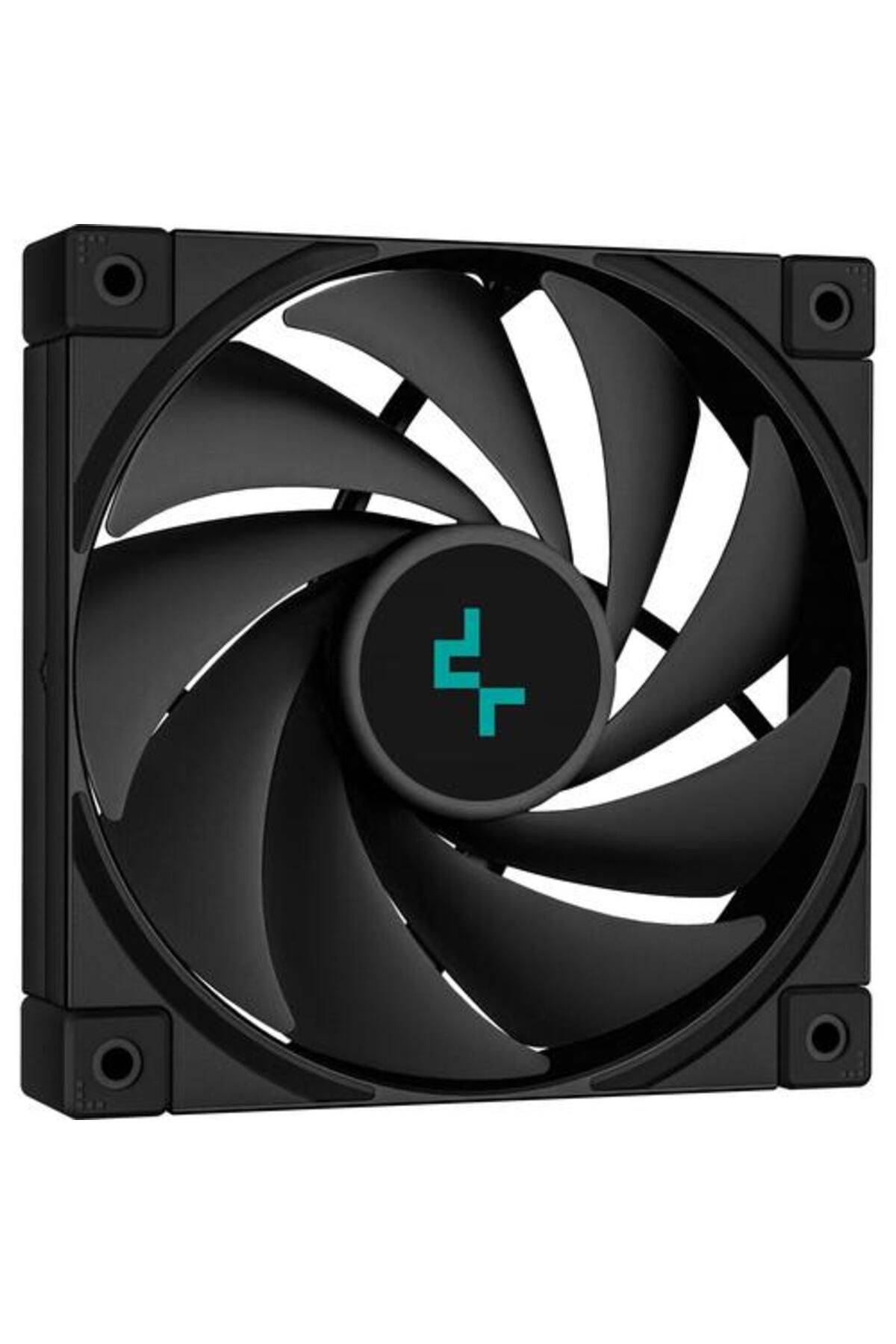 Deep Cool-CPU cooler Deepcool AK500S Digital black aRGB lighting and display, 120mm Fluid Dynamic Bearing 8