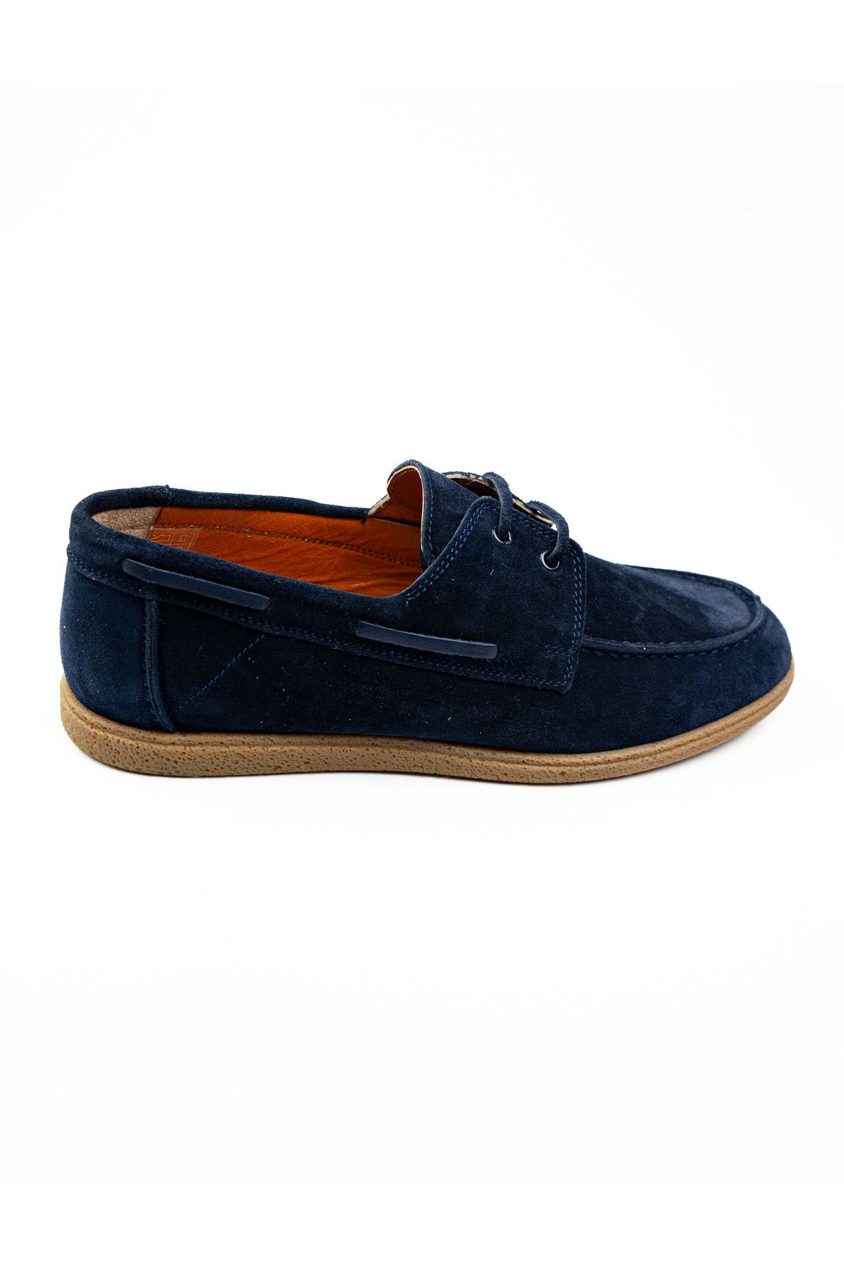 MARCOMEN-Navy Blue Suede Leather Men's Marine Feet 21381 2