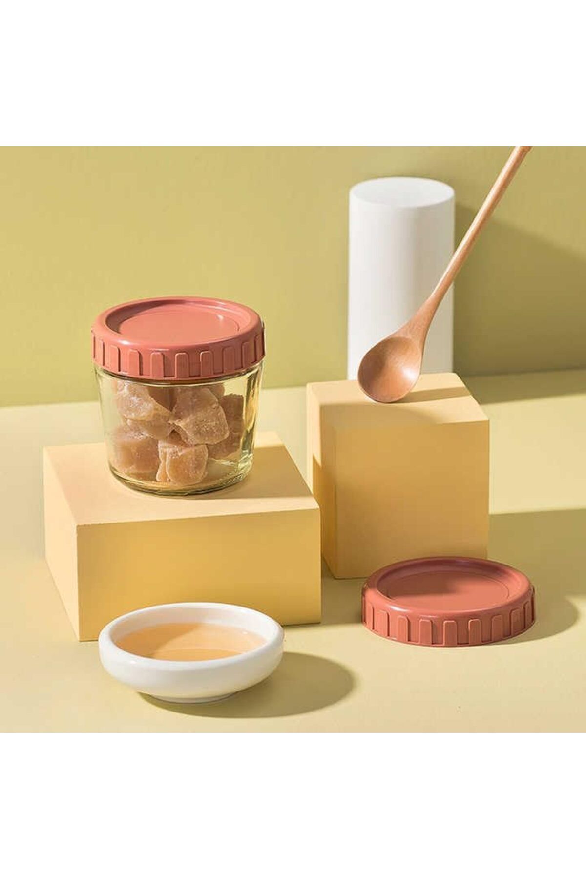 COOYA-6 Pack Condiment Containers with Lids,100ml for Lunch Box,BPA Free Condiment Cups,7.4x5.7x6.3cm 3