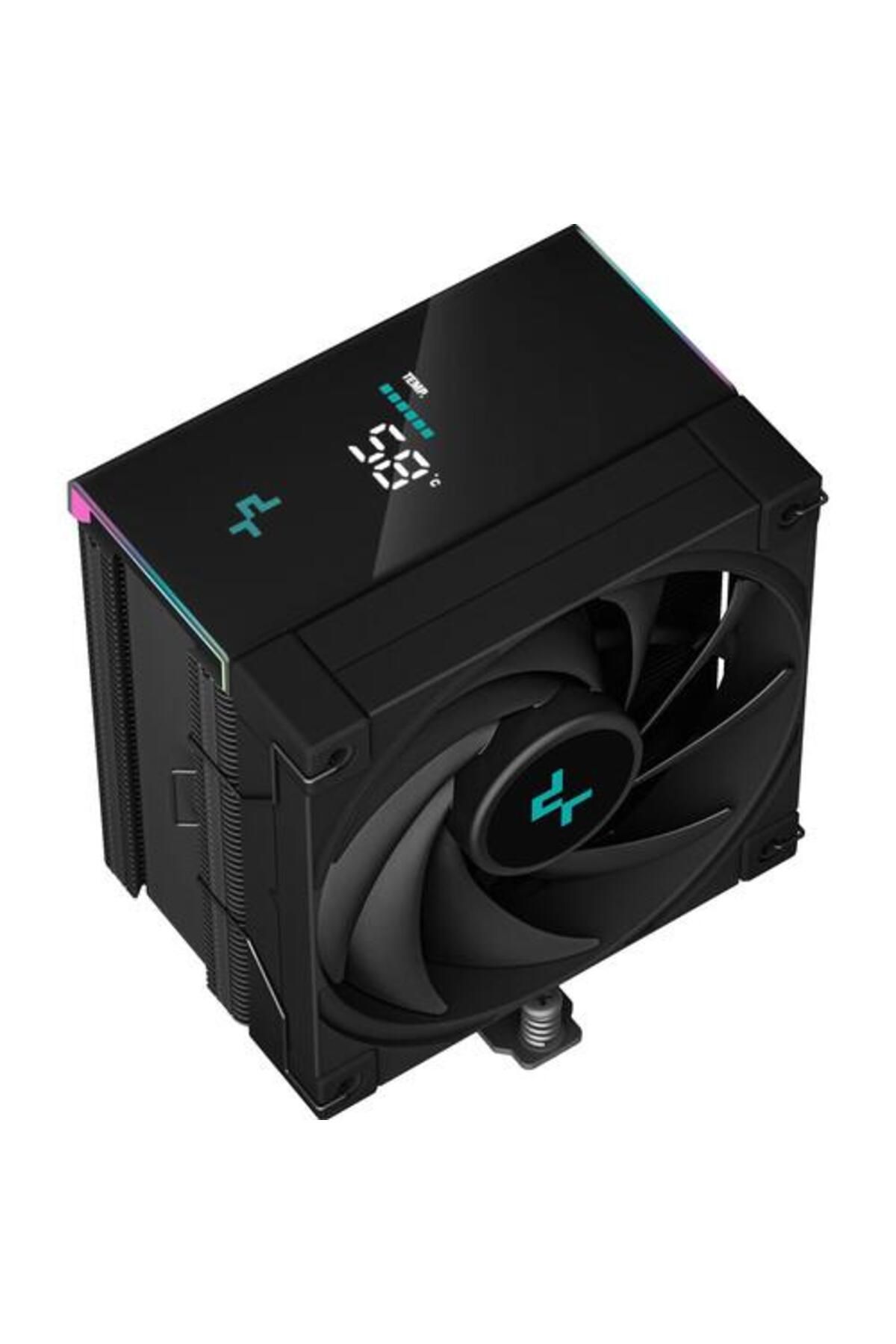 Deep Cool-CPU cooler Deepcool AK500S Digital black aRGB lighting and display, 120mm Fluid Dynamic Bearing 4