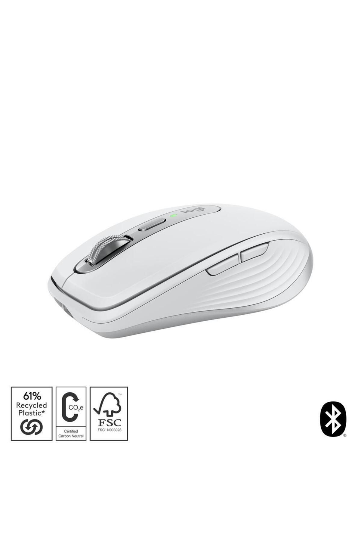 logitech-Mouse Wireless Logitech MX Anywhere 3S, 2.4GHz&Bluetooth, Silent, Scroll MagSpeed, Multidevice 9
